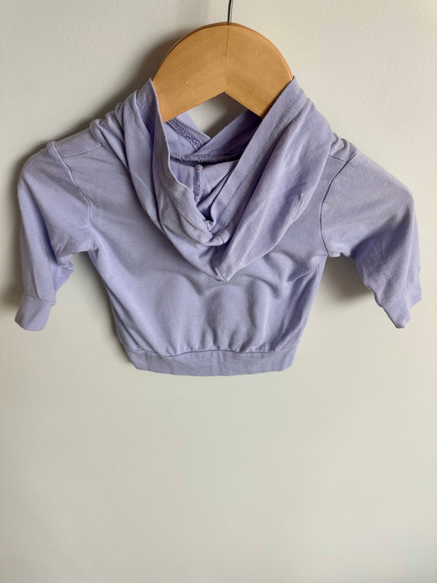 Jax + Lennon Periwinkle Hoodie / 0-3m