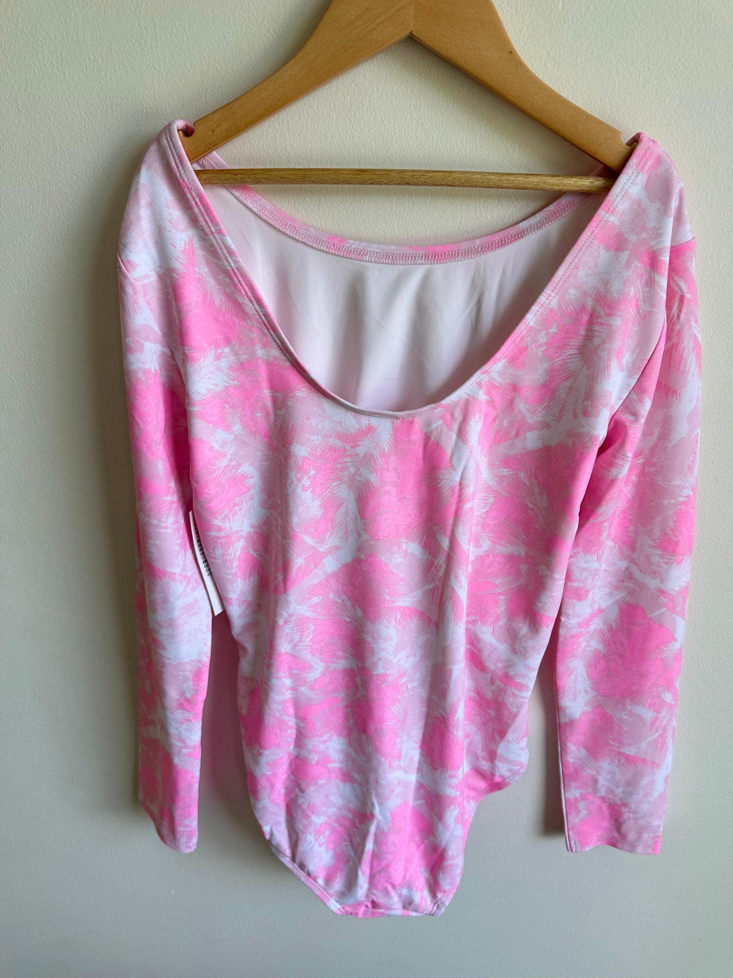 NEW Pink Long Sleeve Swimsuit / 14-16 years