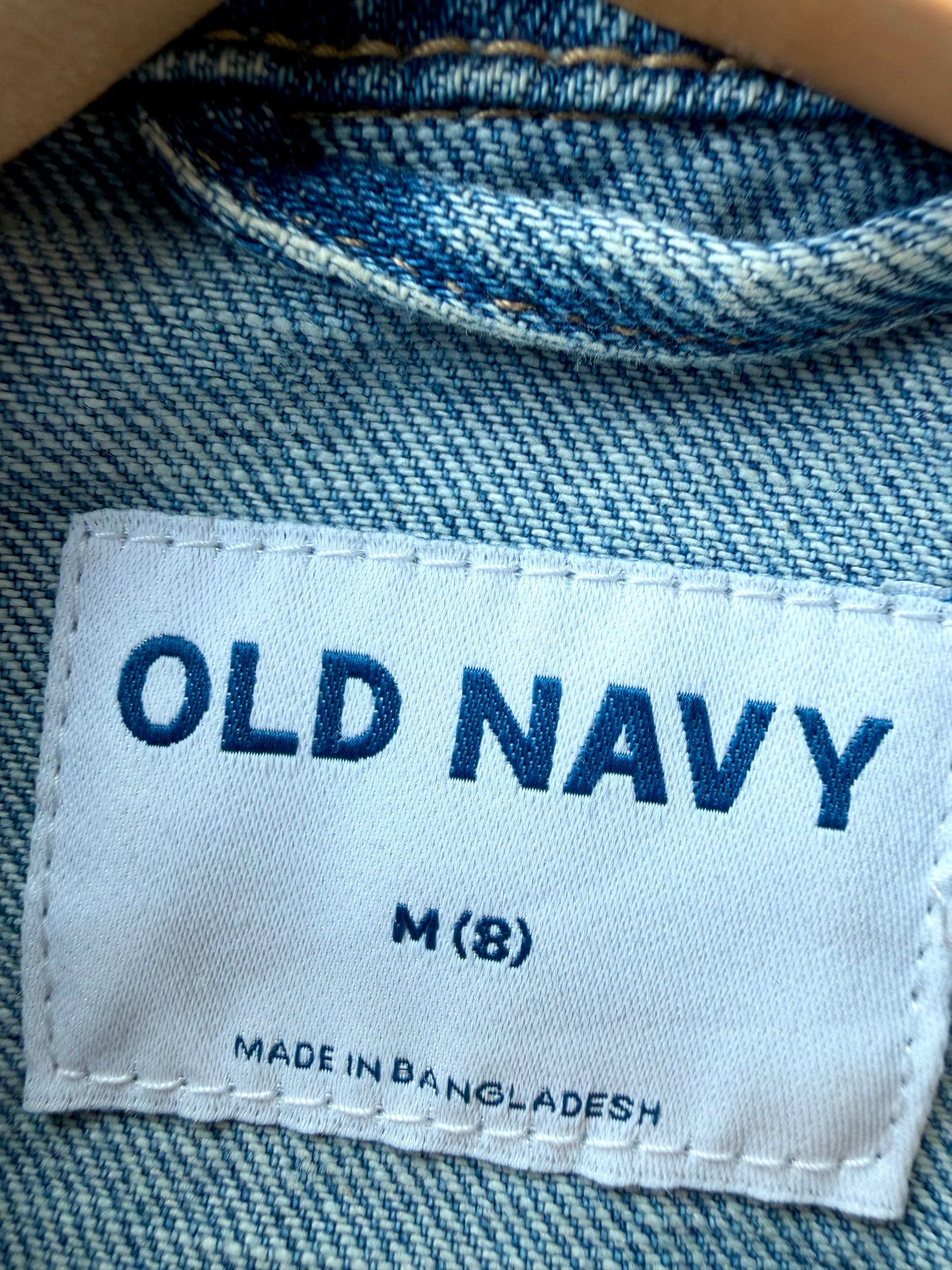 Oversized Light Denim Jacket / 8 years