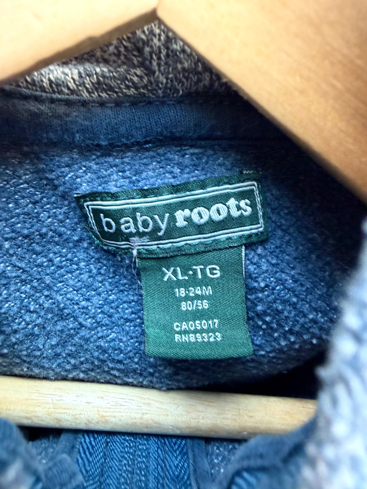 Roots Blue Hoodie / 18-24m