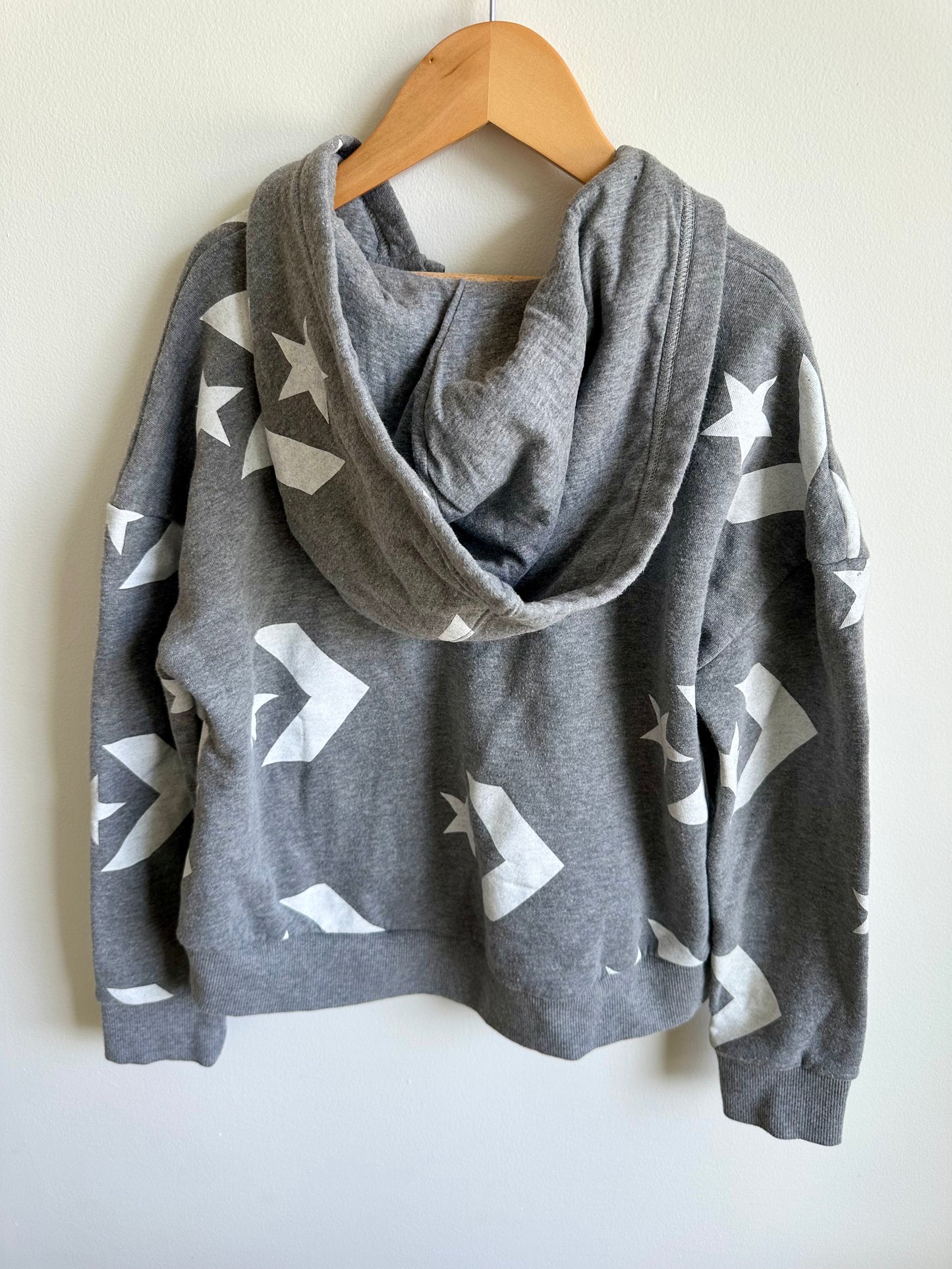 Grey Converse Hoodie / 12-13 years