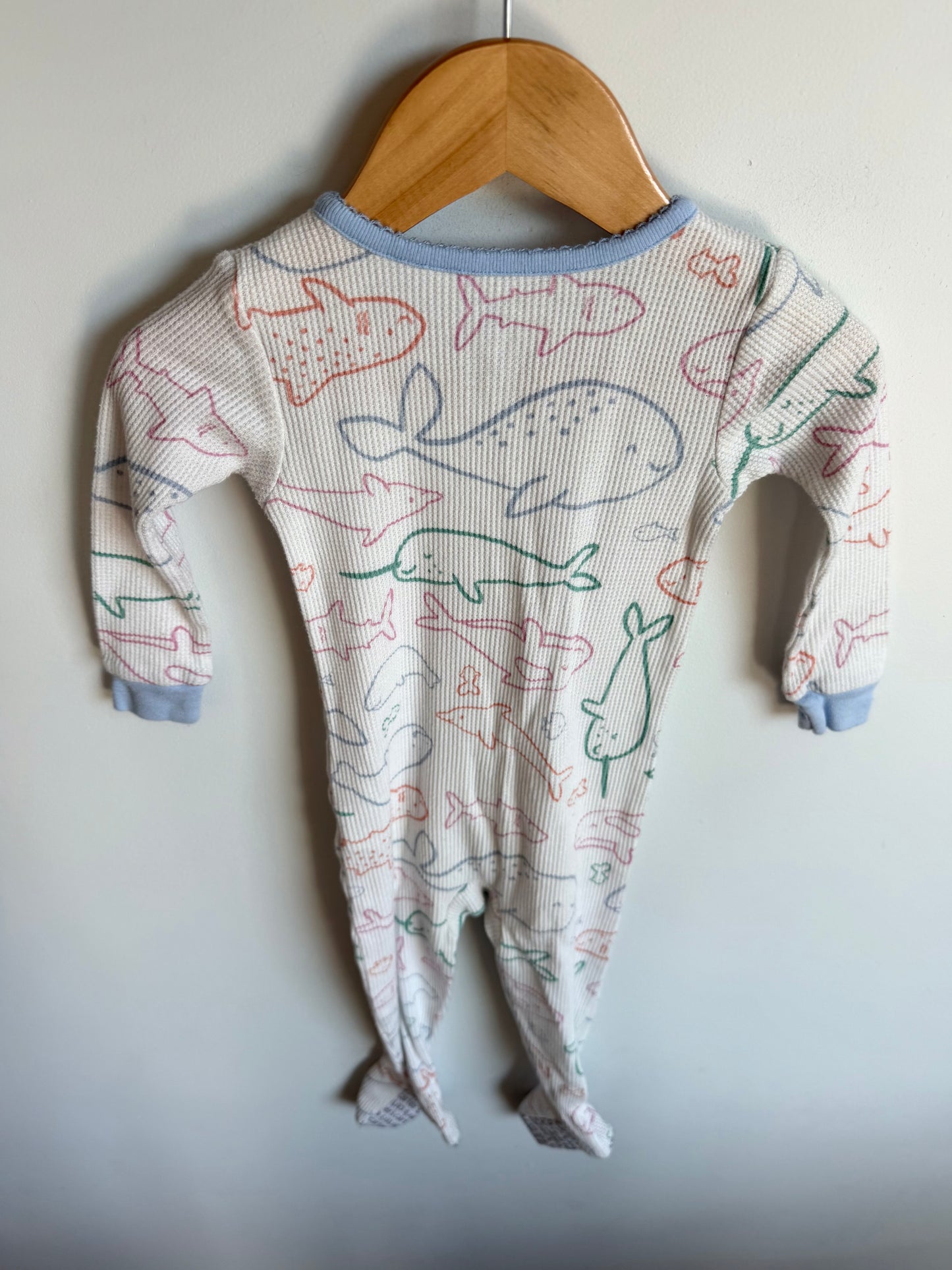 Waffle Sea Animals Sleeper / 18m