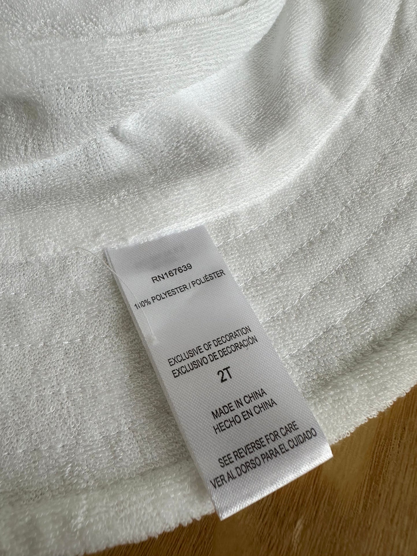 White Sunglasses Bucket Hat (With Tags) / 2T