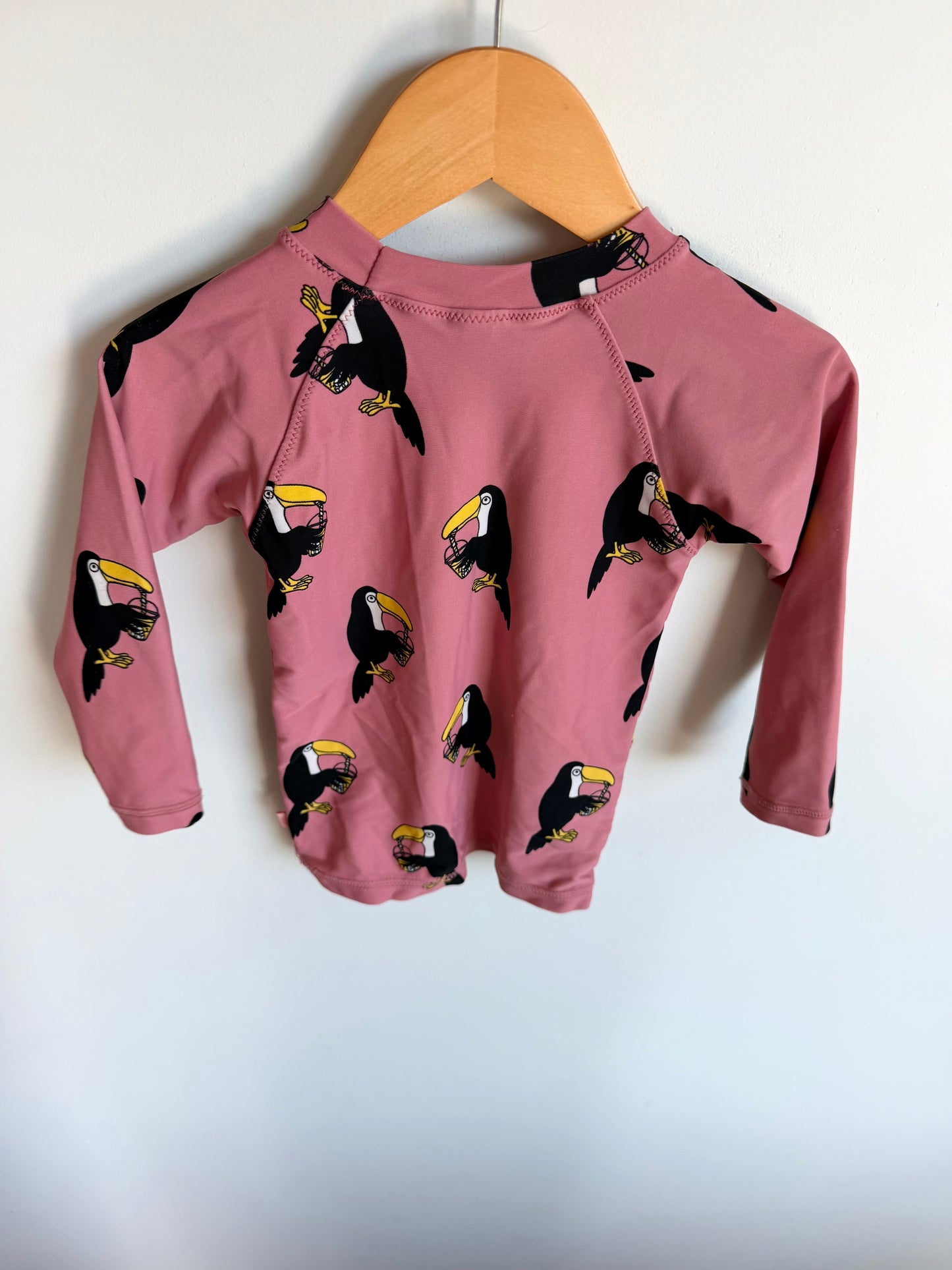 Bird Pink Swim Top / 12-24m