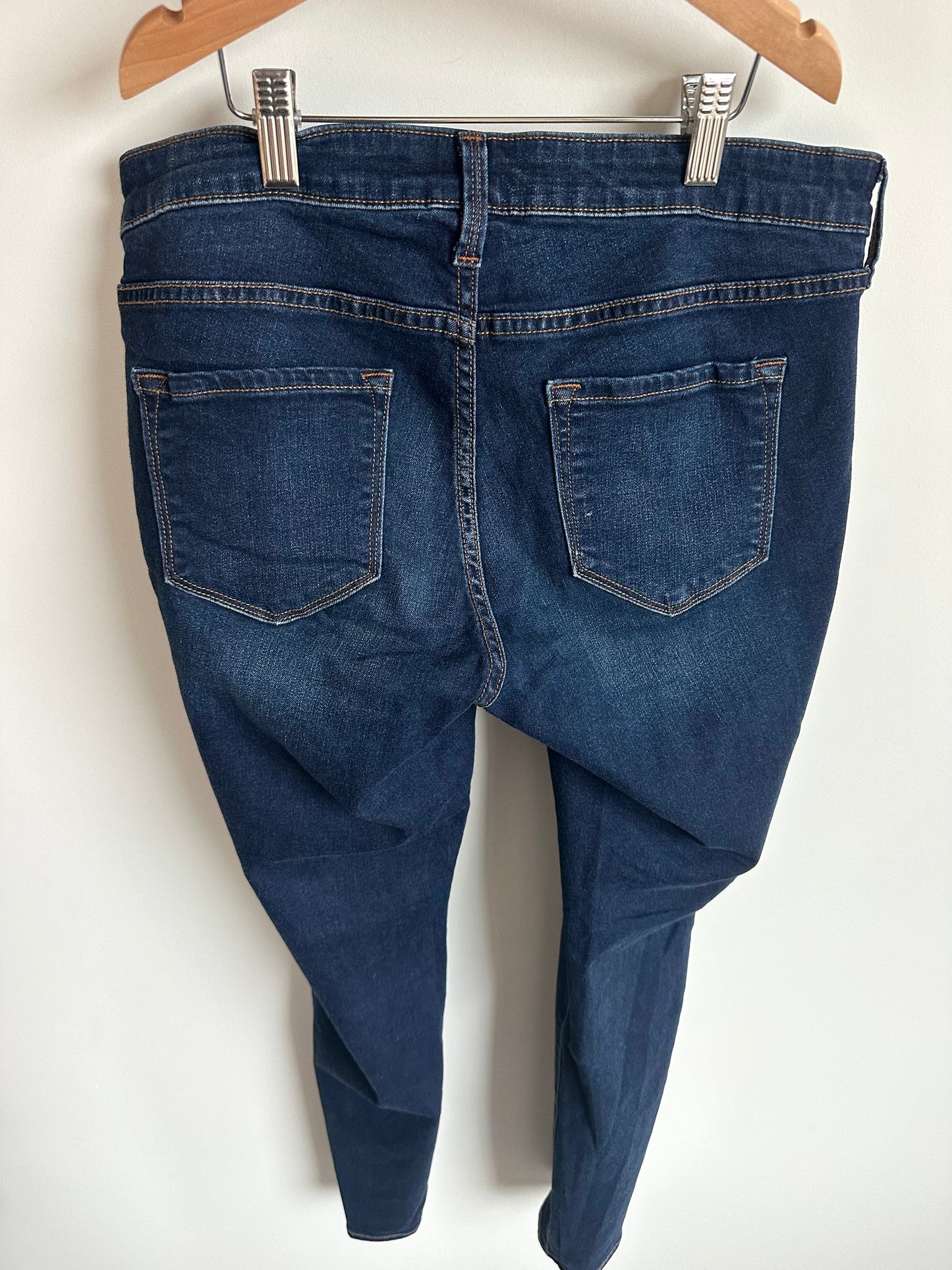 Dark Maternity Side Panel Jeans / 4 Regular