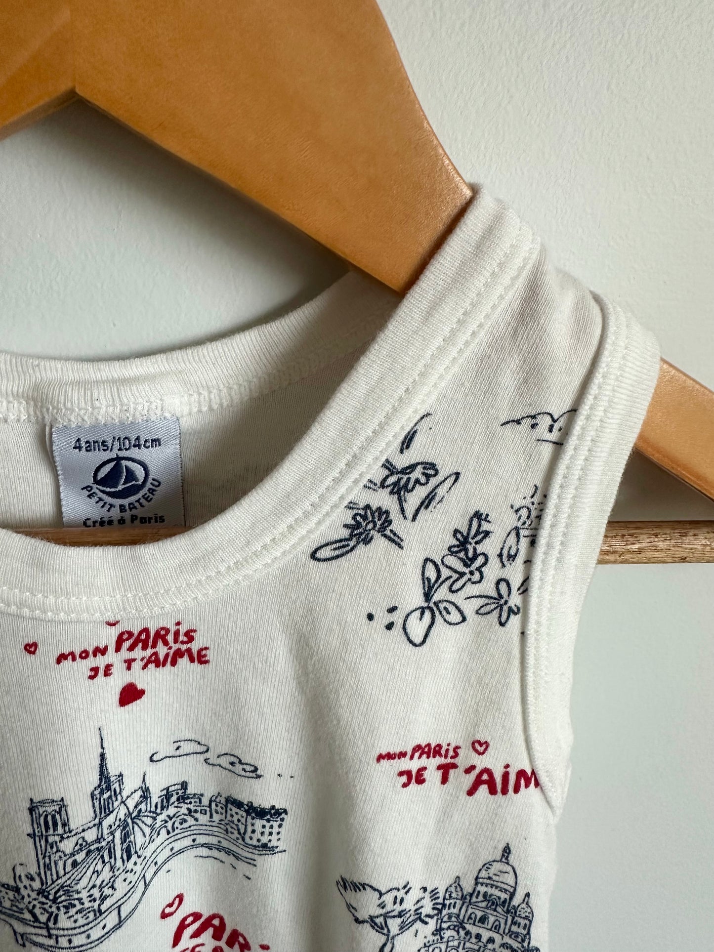 Paris Design Tank Top / 2-3T