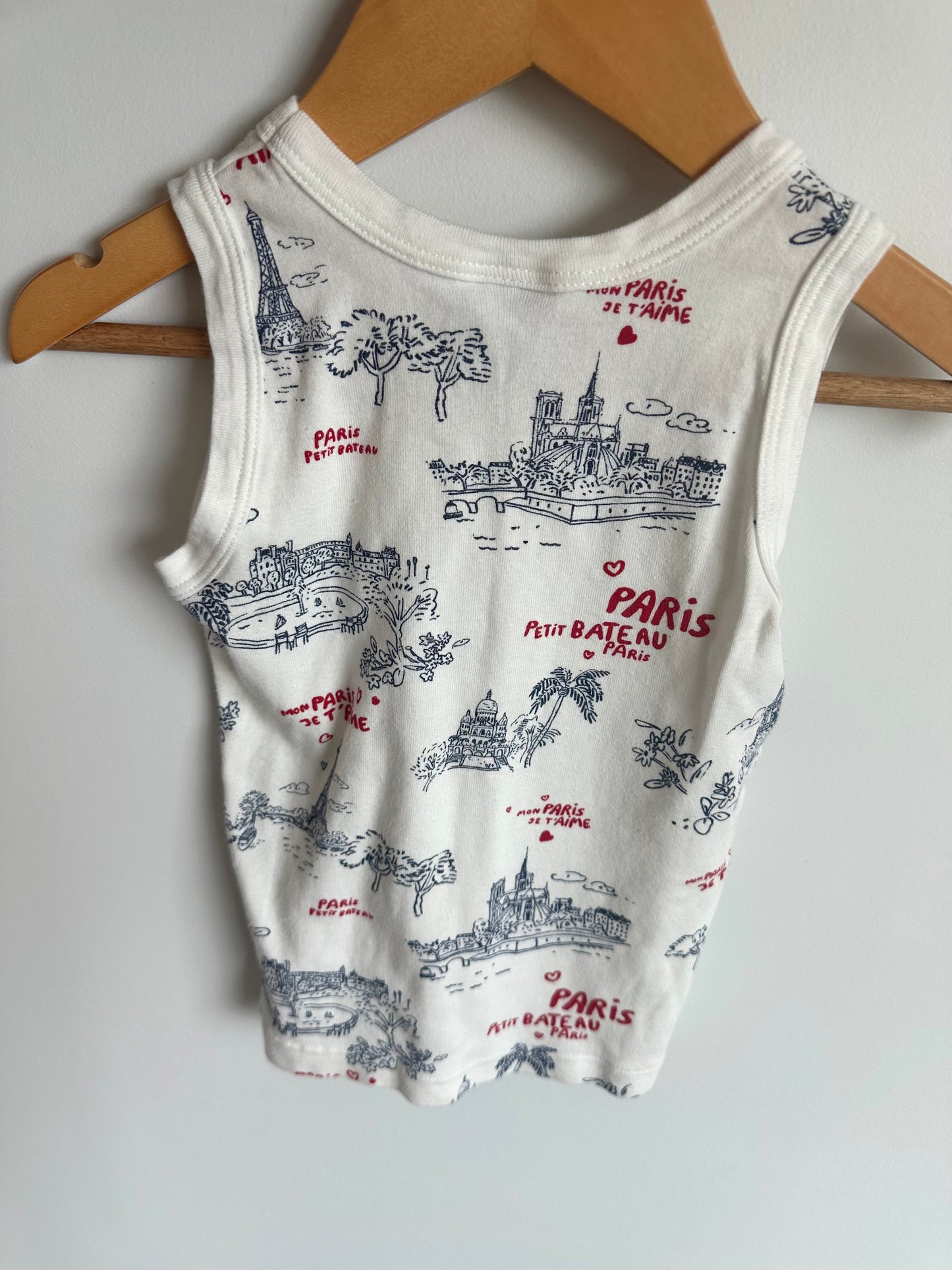 Paris Design Tank Top / 2-3T