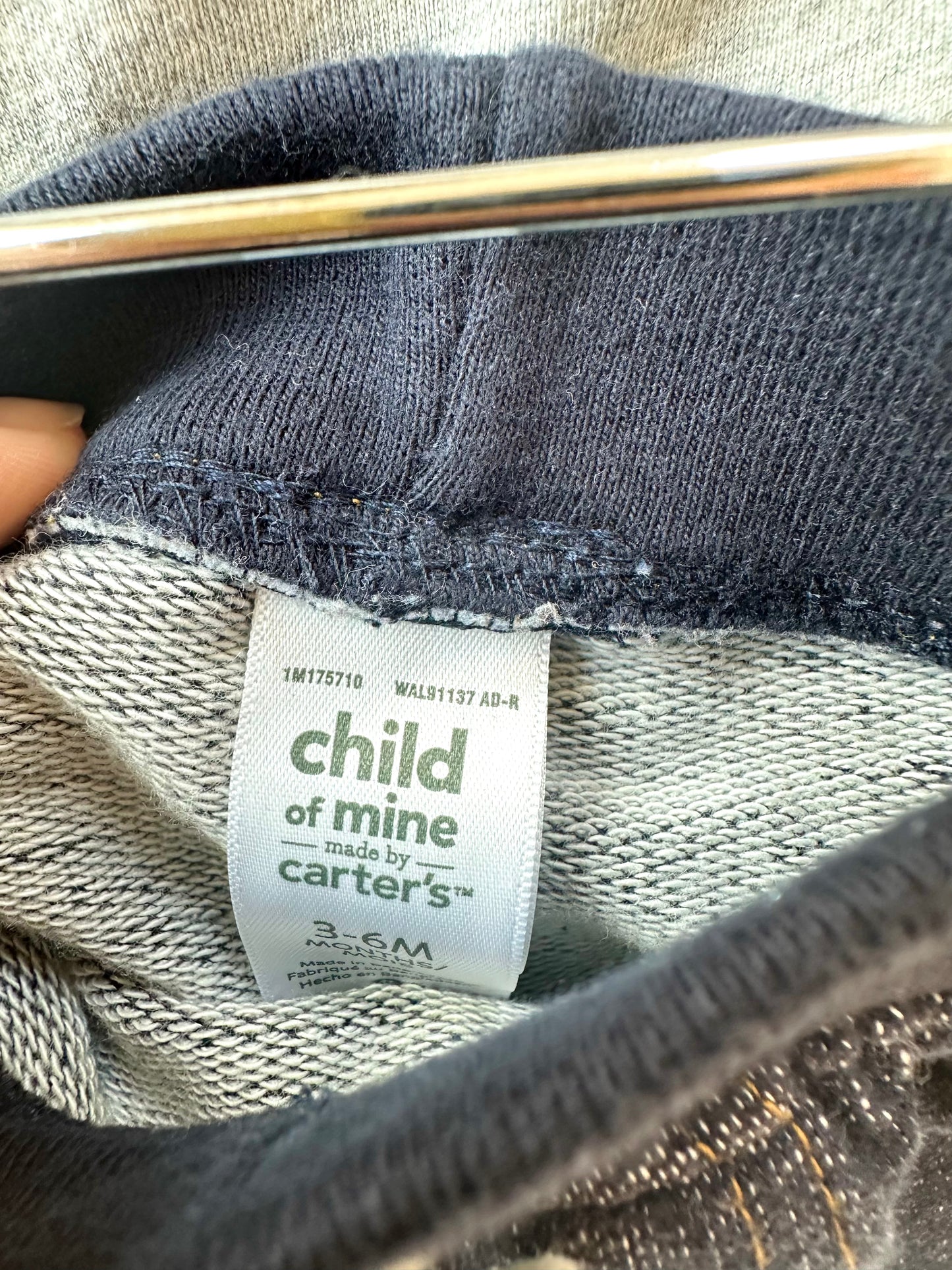 Blue Tapered Pants / 3-6m