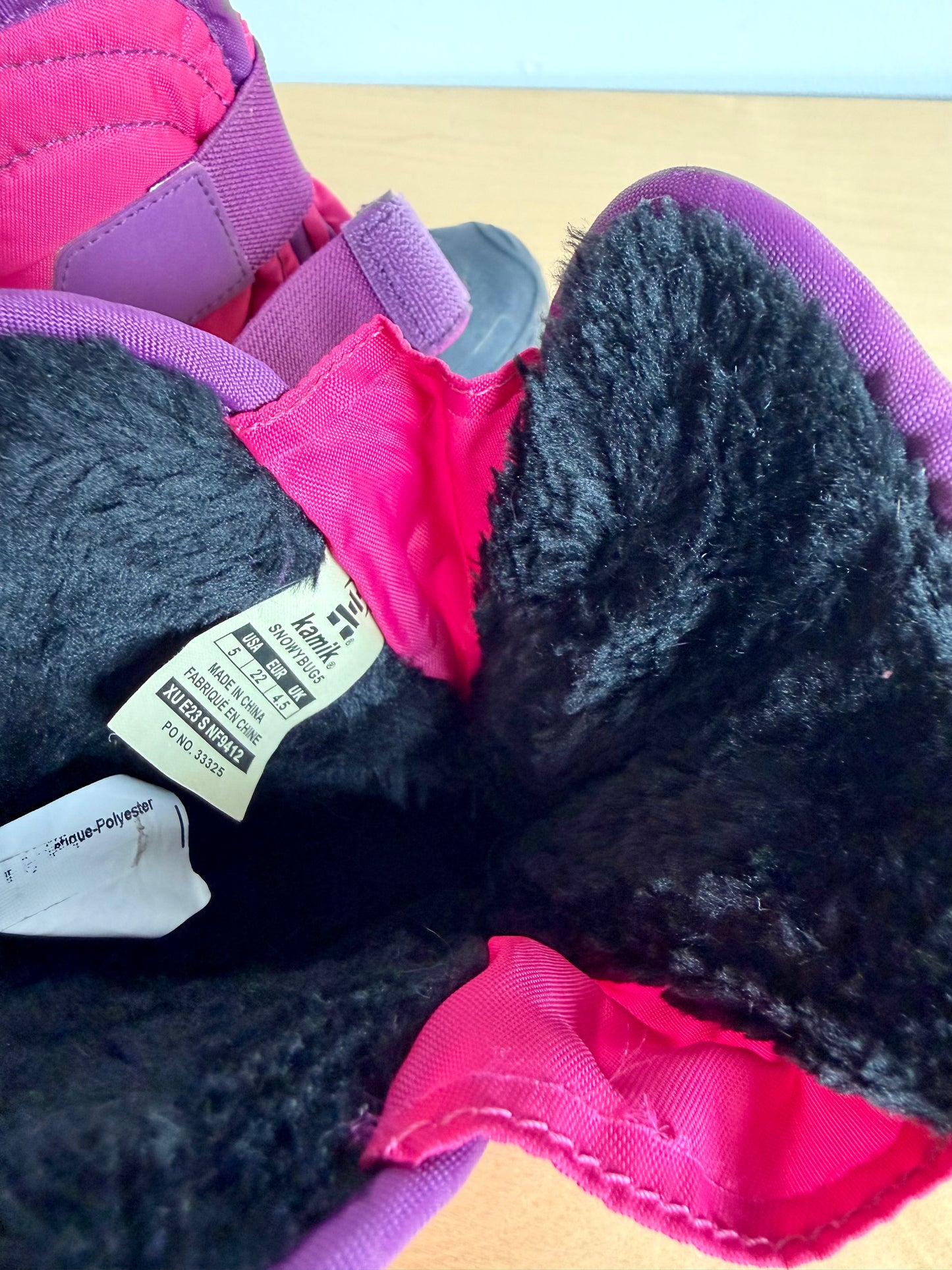 Kamik Pink Winter Boots / Size 5 Toddler