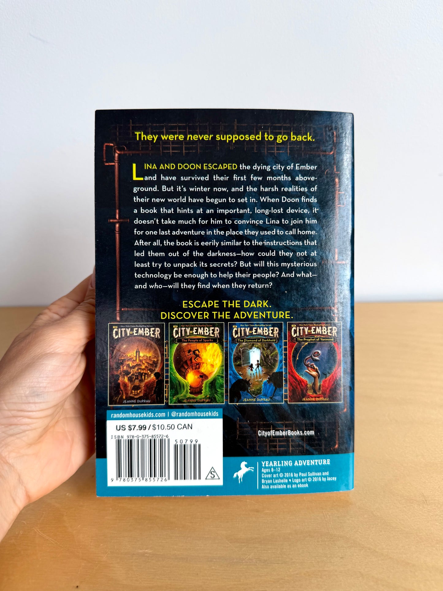 City of Ember - The Diamond of Darkhold Softcover Novel/ 8-12 years