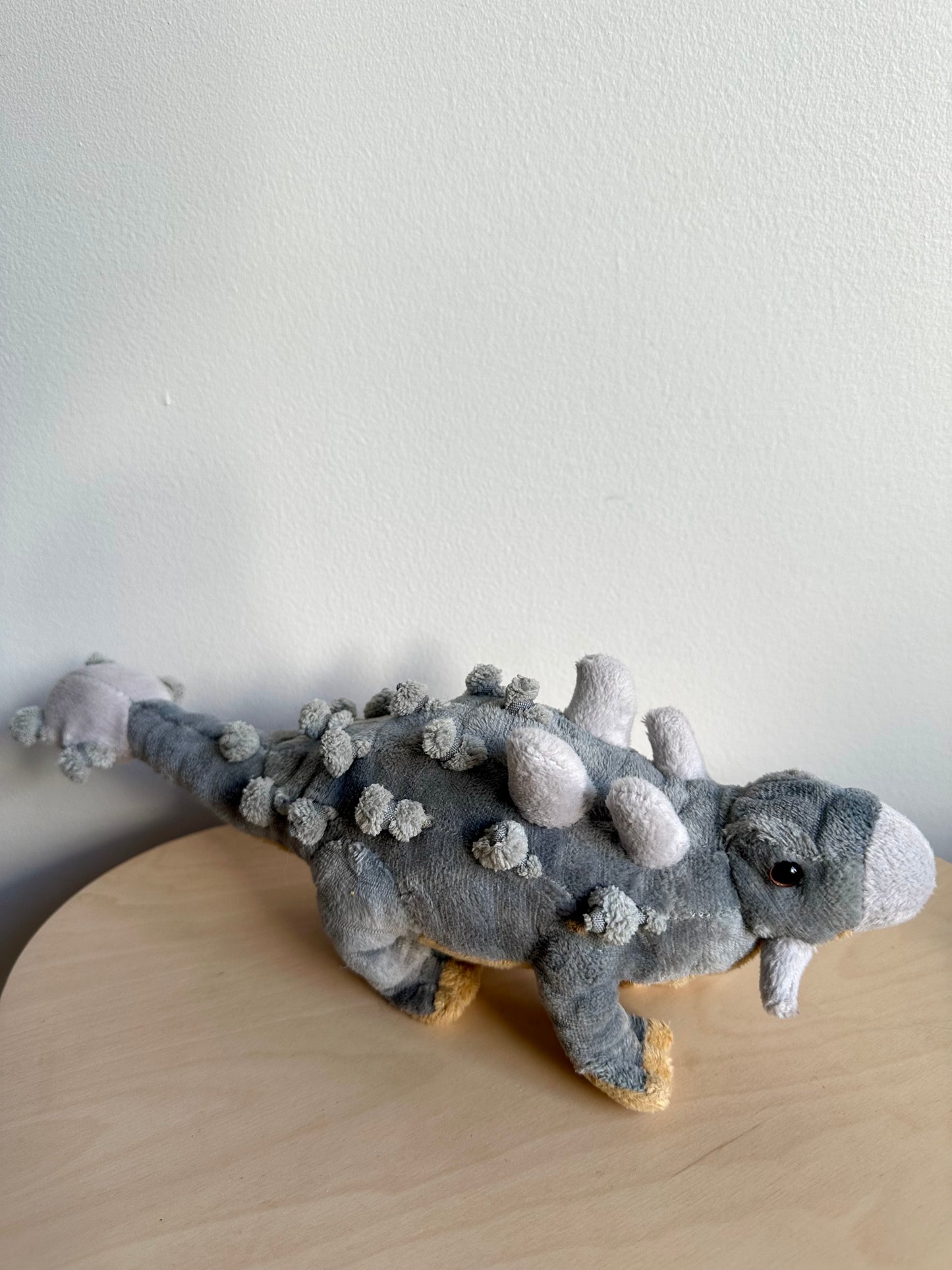Grey Plush Dinosaur