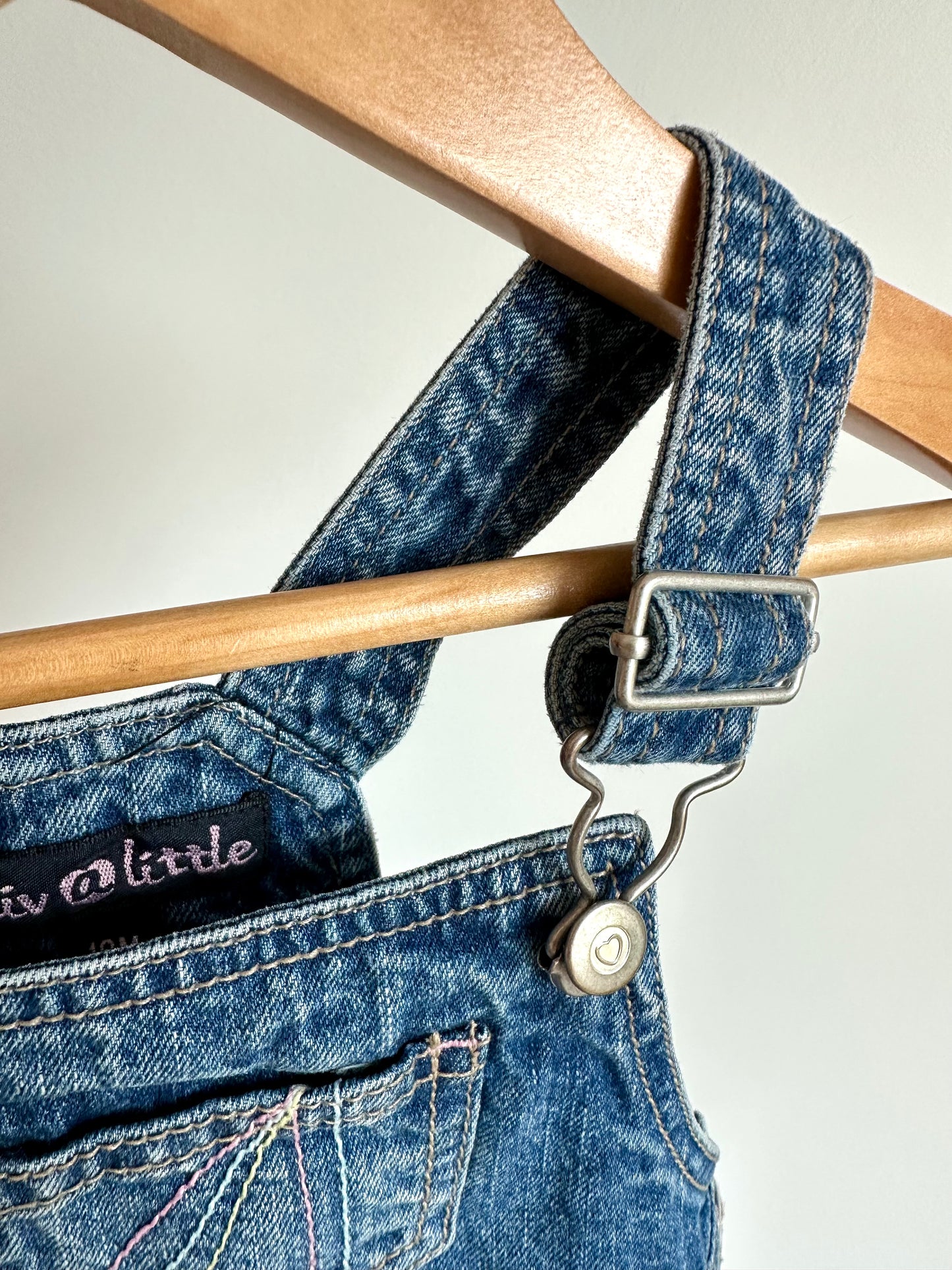 Denim Overall Dress / 18m