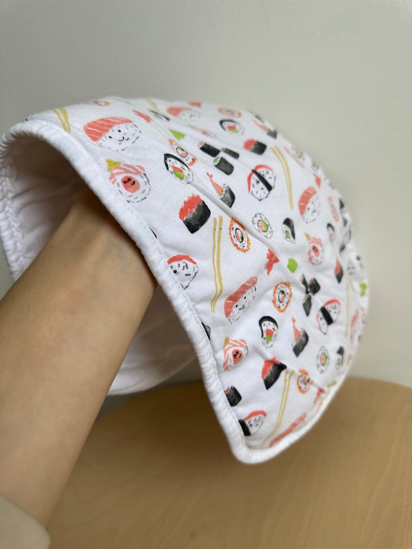 Copper Pearl Sushi Burp Cloth