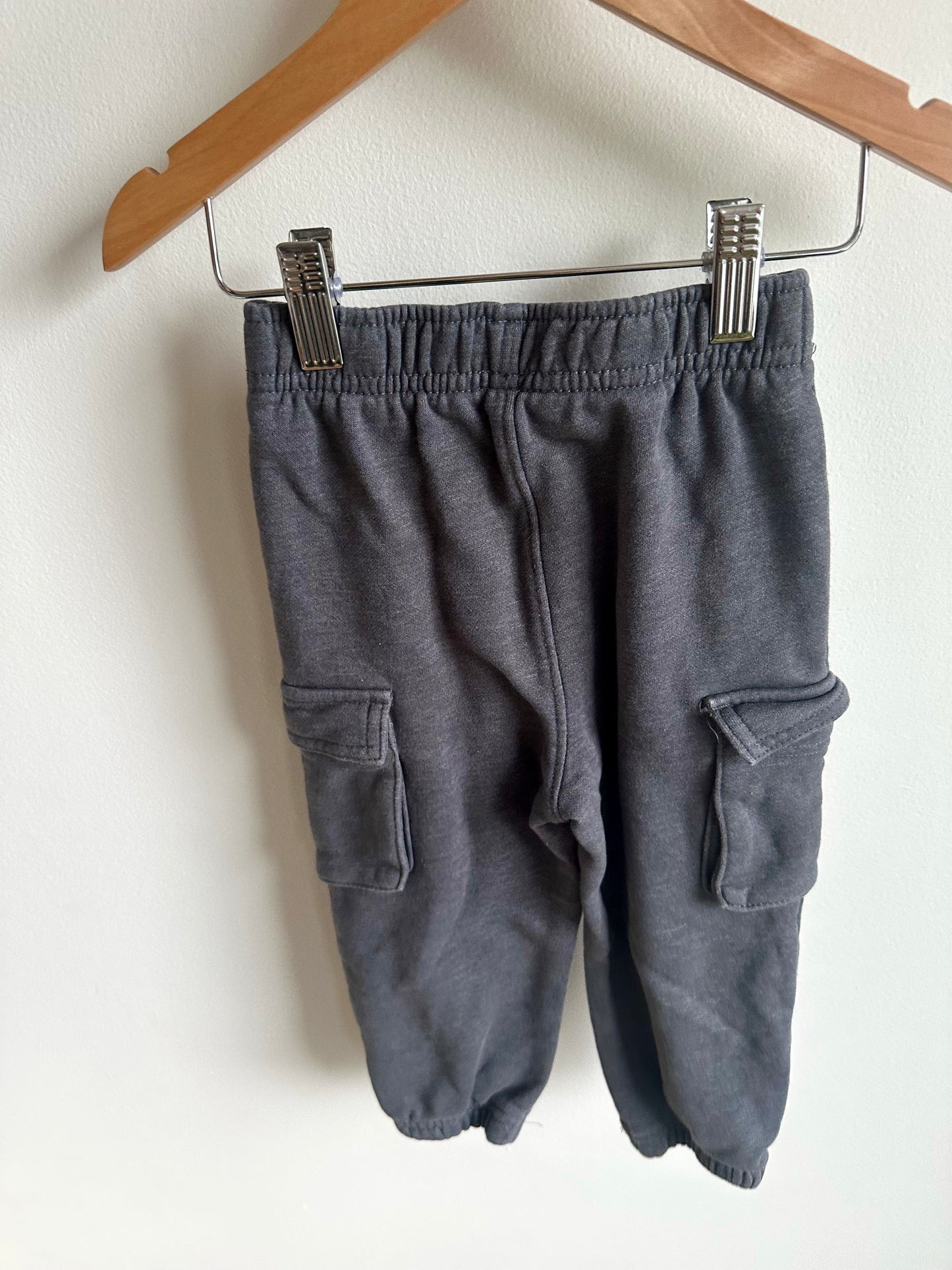 Charcoal Side Pocket Tapered Pants / 18-24m