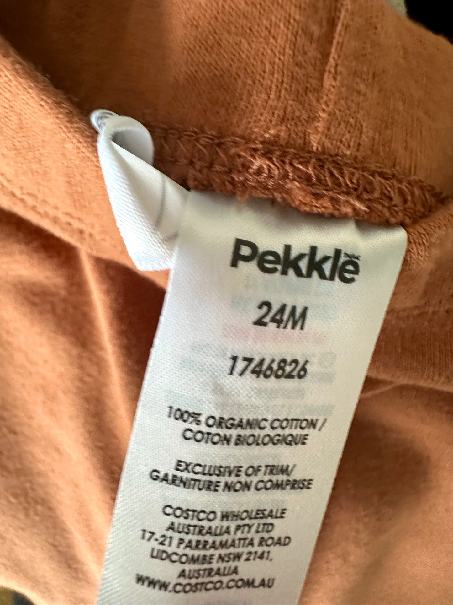 Orange Tapered Pants / 24m