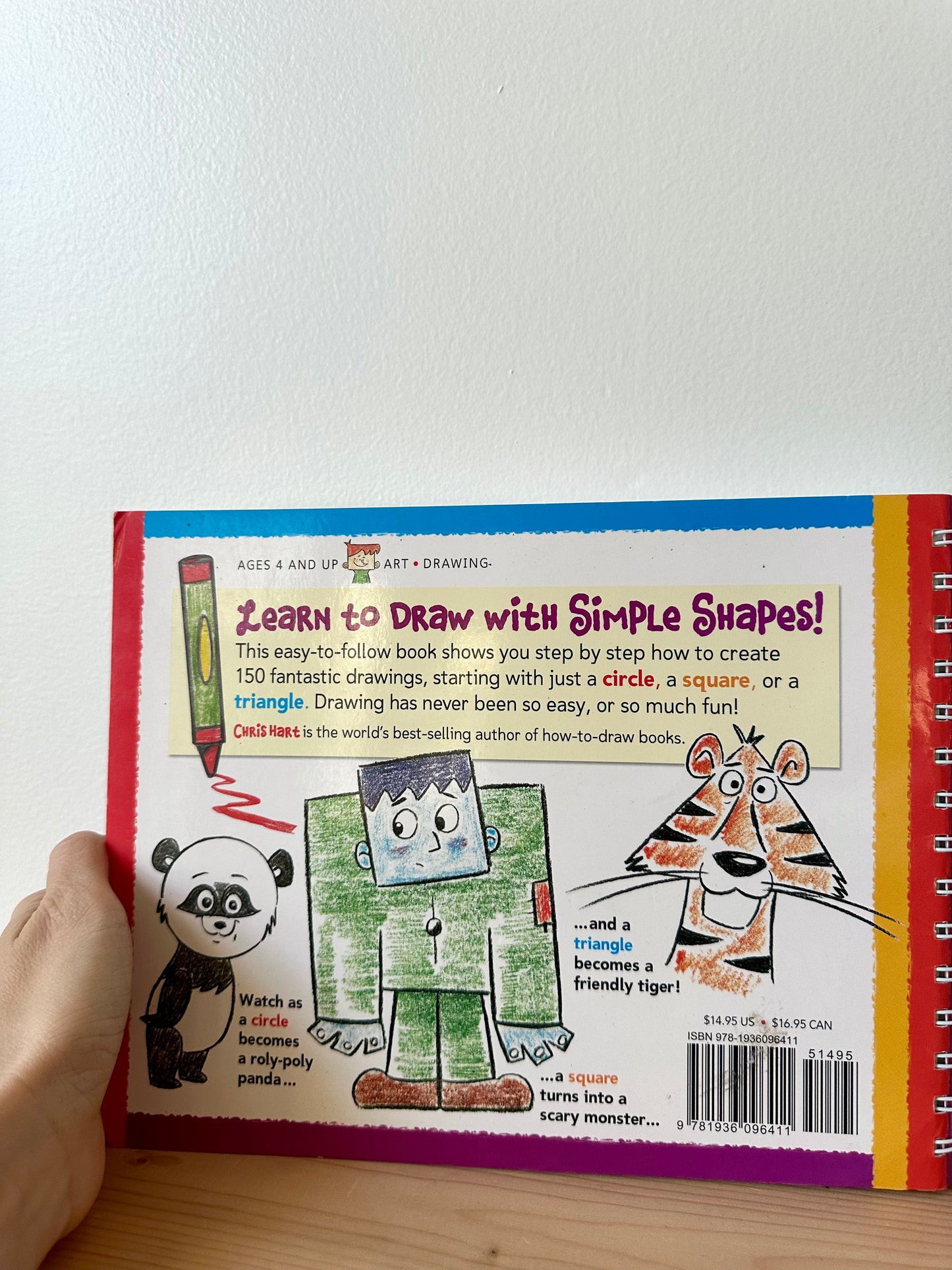 Drawing Shape by Shape Book / 4-10 years (No Shipping)