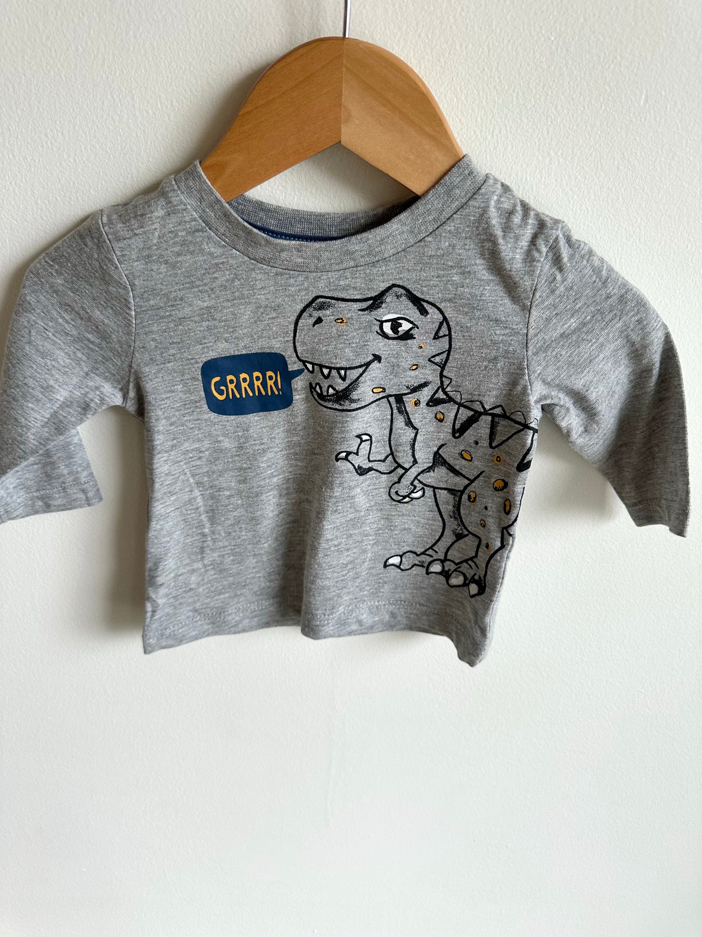 Grrr T-Rex Shirt / 0-3m