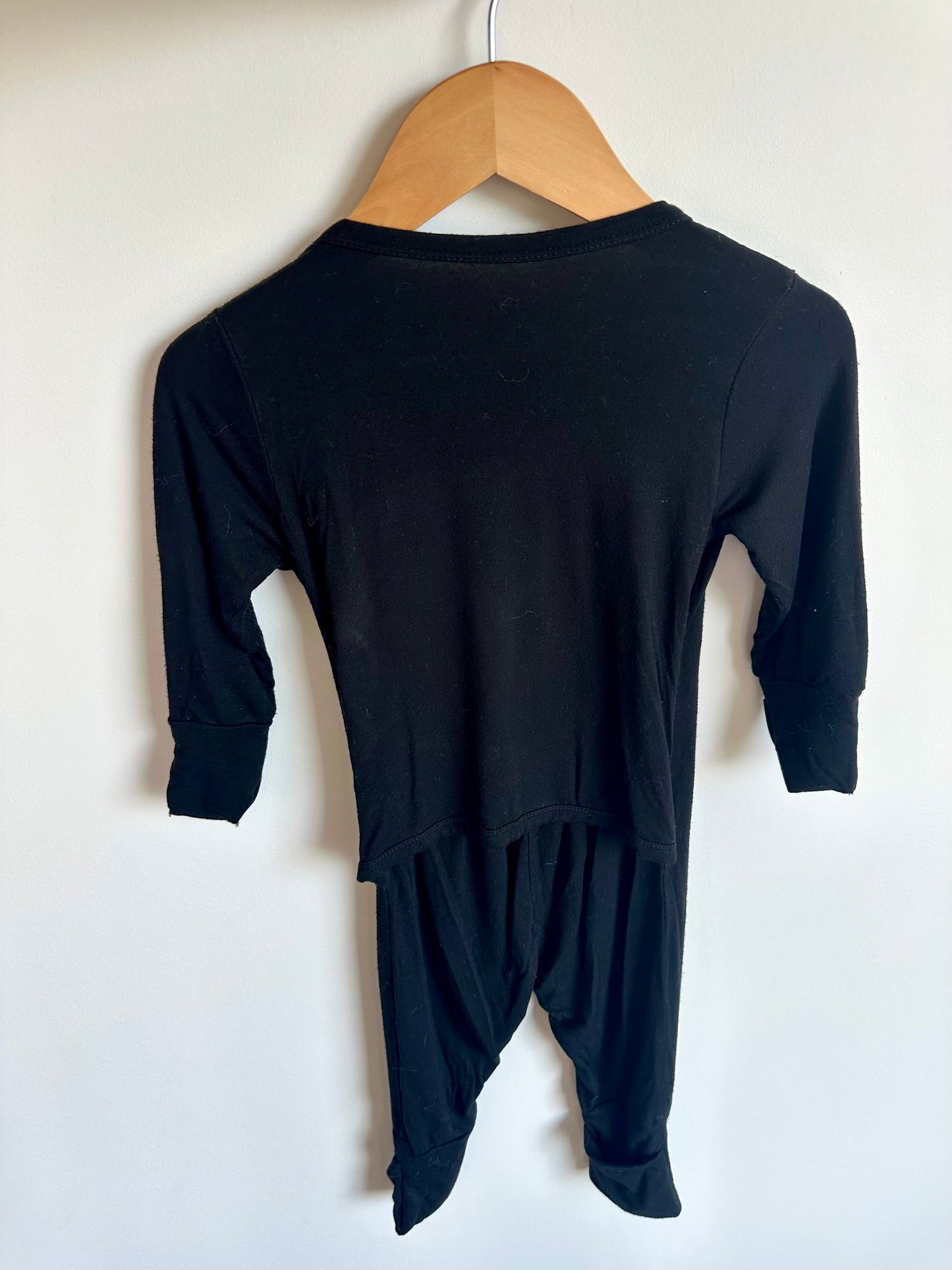 Bamboo Black Jumpsuit / 9-12m