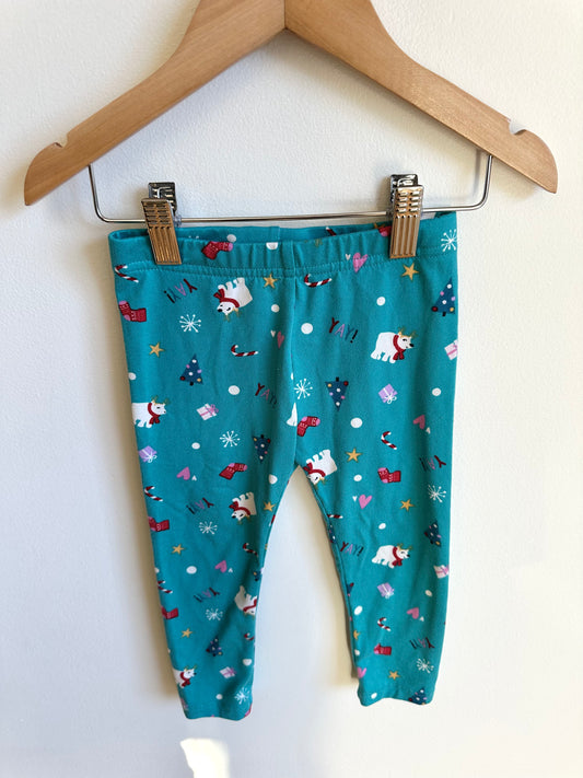 Holiday Polar Bear Leggings / 2T