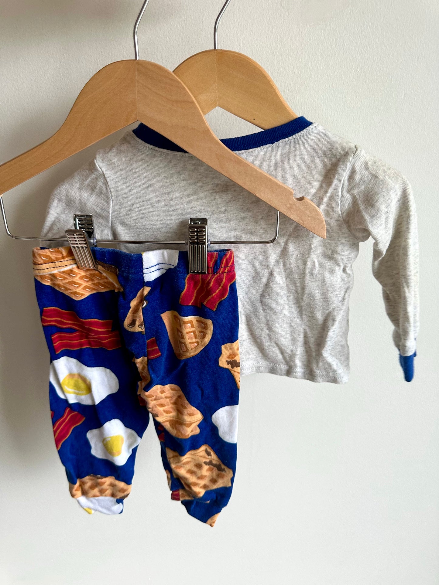 Will Work For Waffles Pj Set / 3-6m