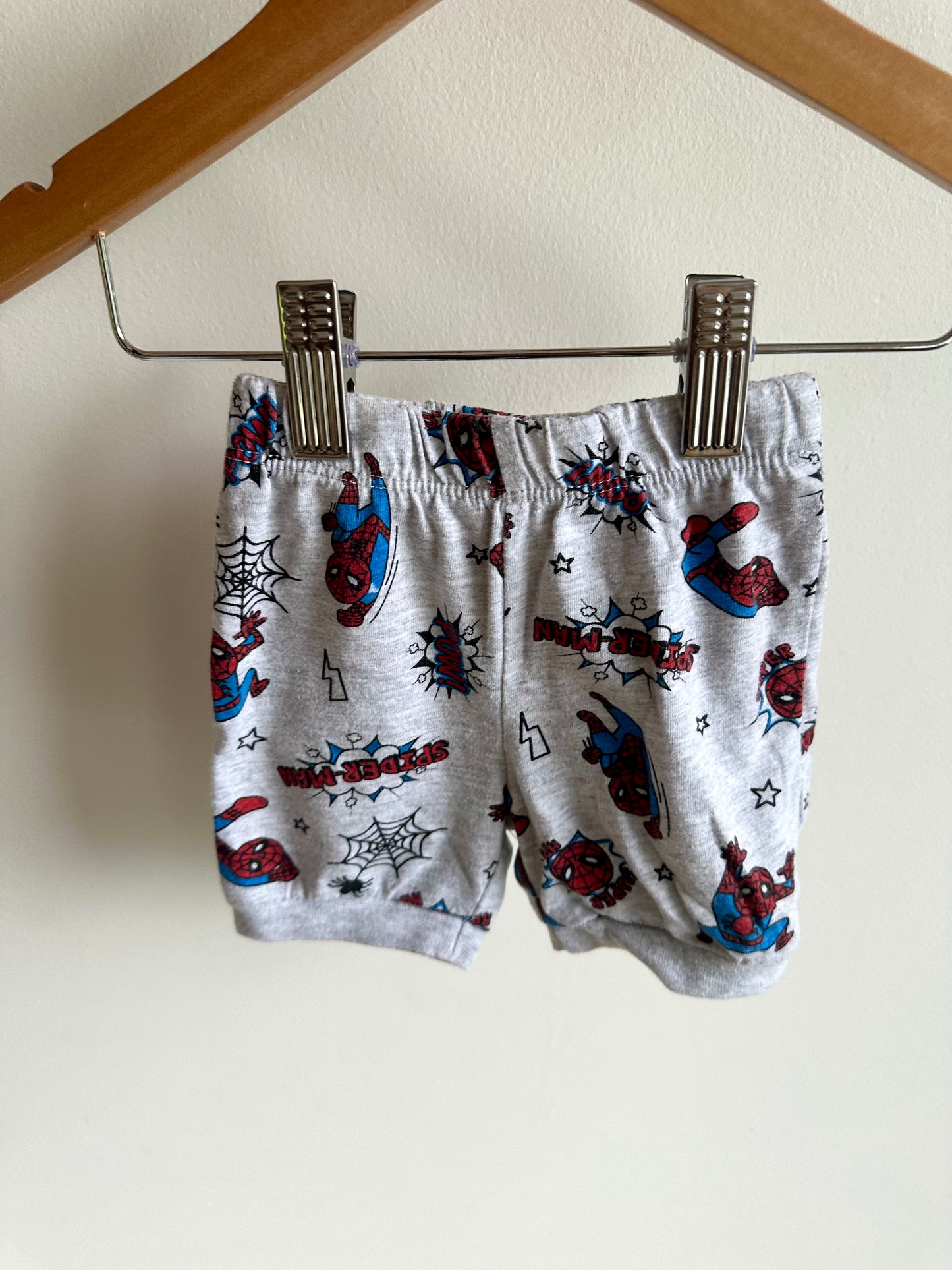 Spiderman Shorts / 0-3m