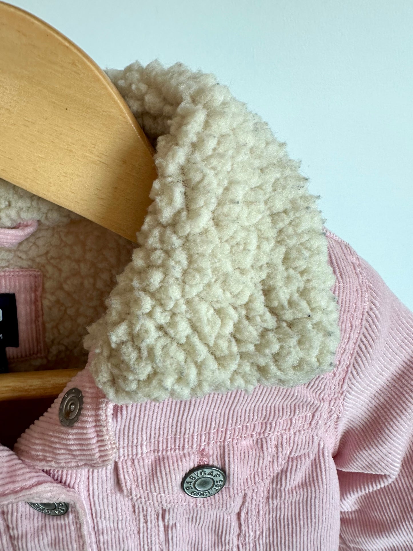 Pink Corduroy Jacket / 18-24m