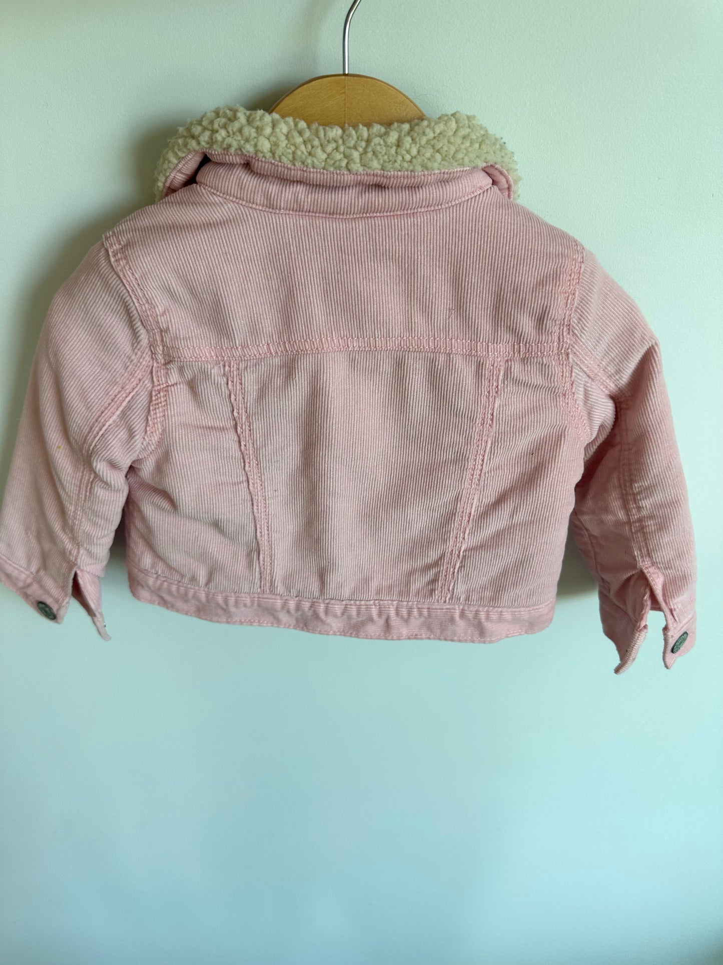 Pink Corduroy Jacket / 18-24m