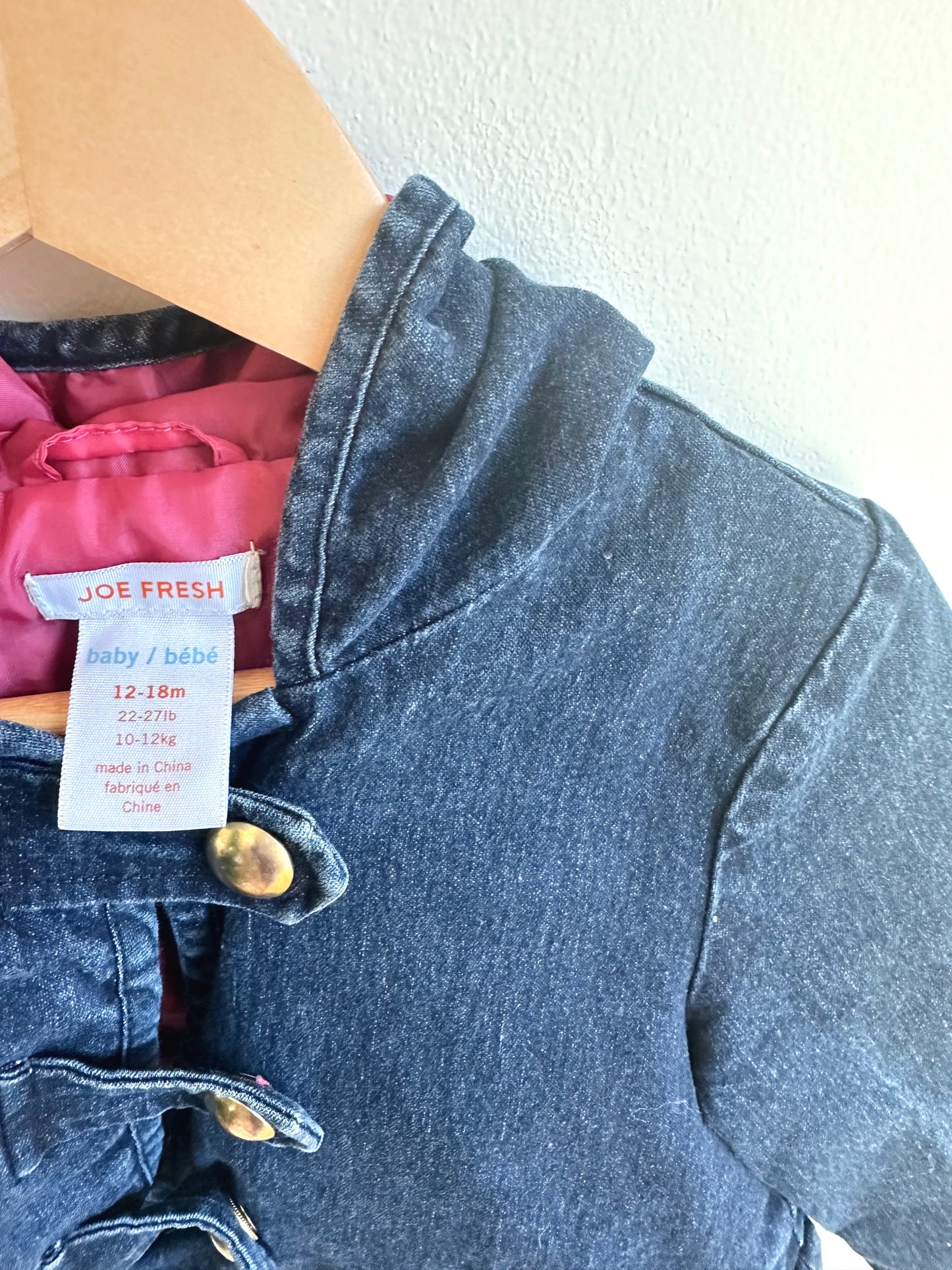 Jean Hooded Jacket / 12-18m