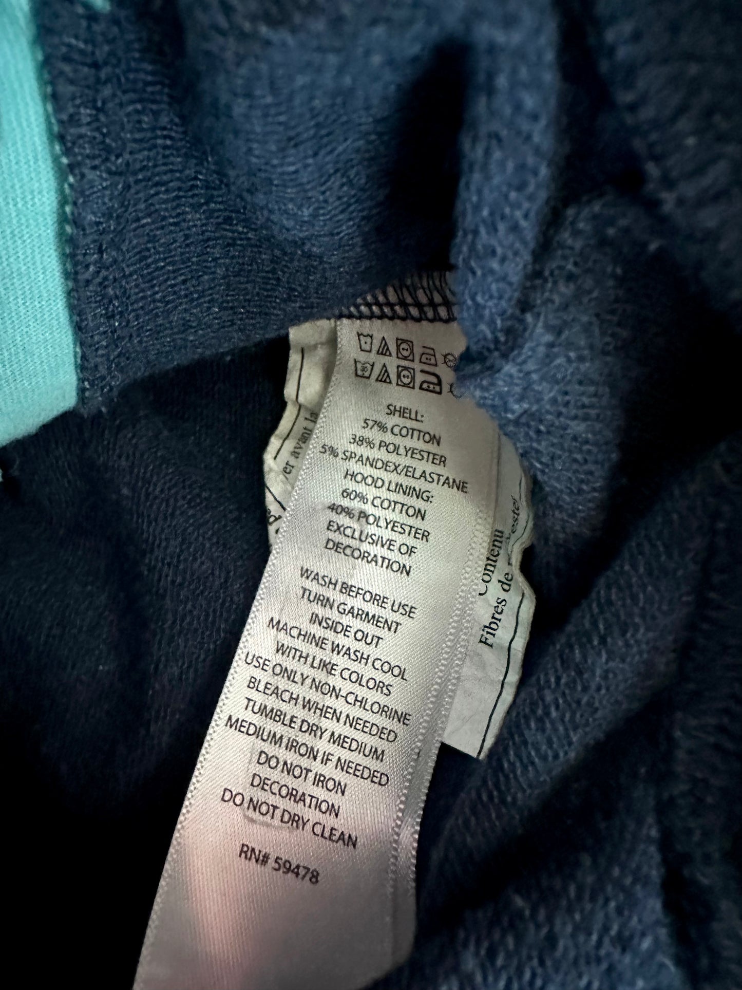 Rhino Hood Blue Sweater / 18-24m