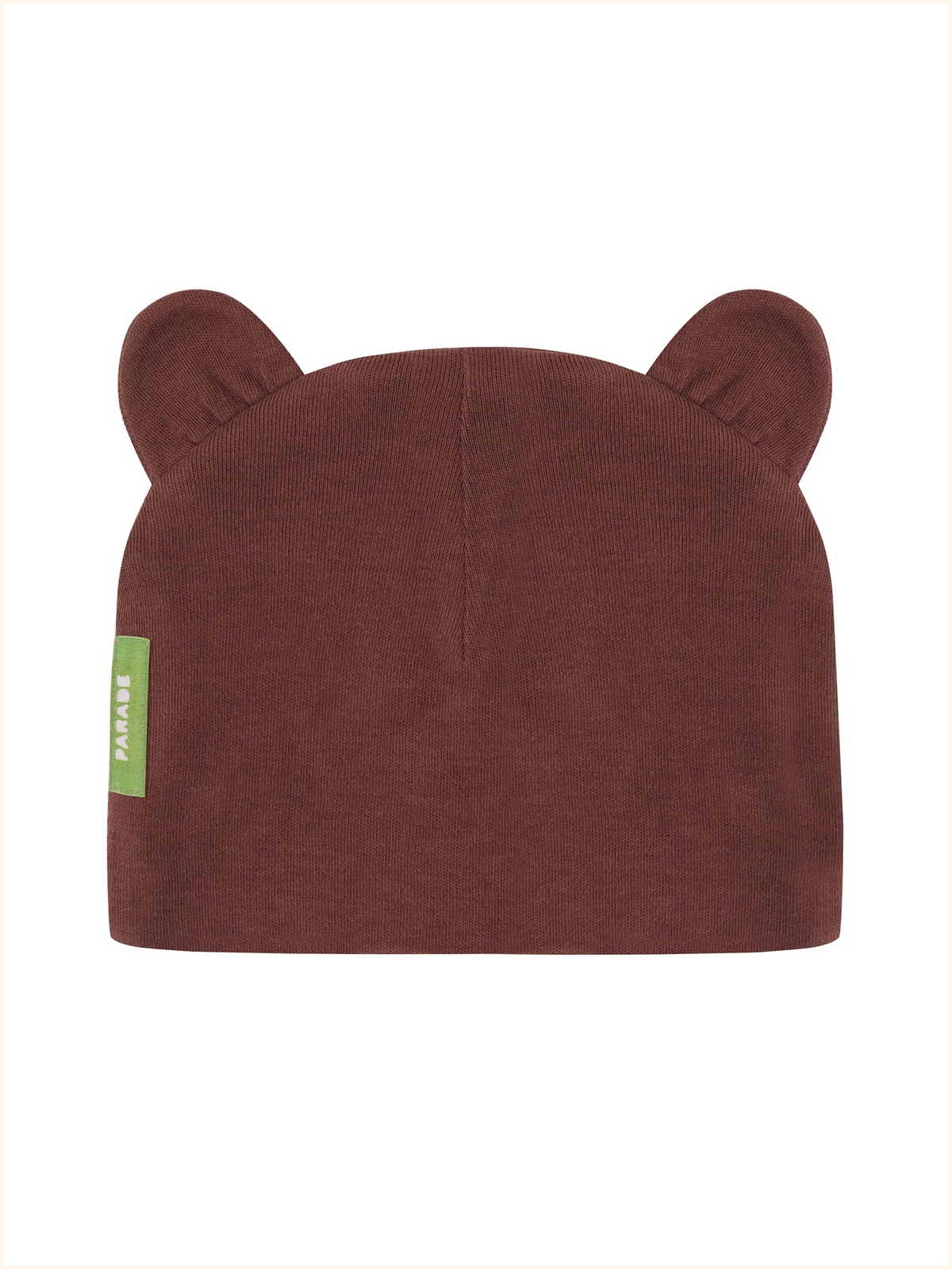 Organic Baby Bear Hat - Chocolate (New Retail Item)/ 0-6m