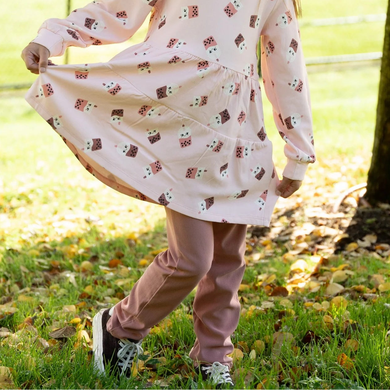 Chocolate Bamboo Fleece Leggings (New Retail Item) / 12-18m