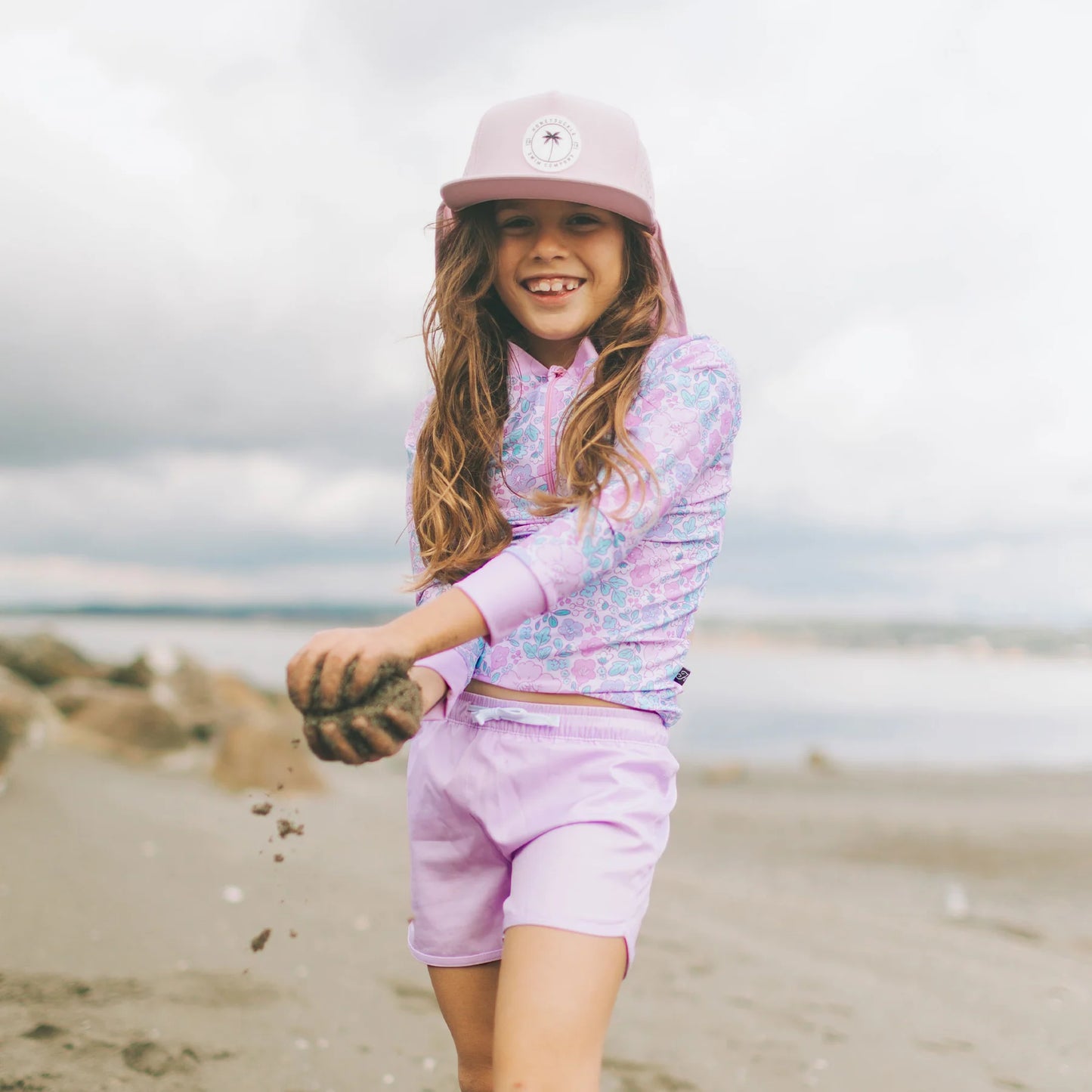 Honeysuckle Snapback Hat - Pink (New Retail Item) / 2-7 Years