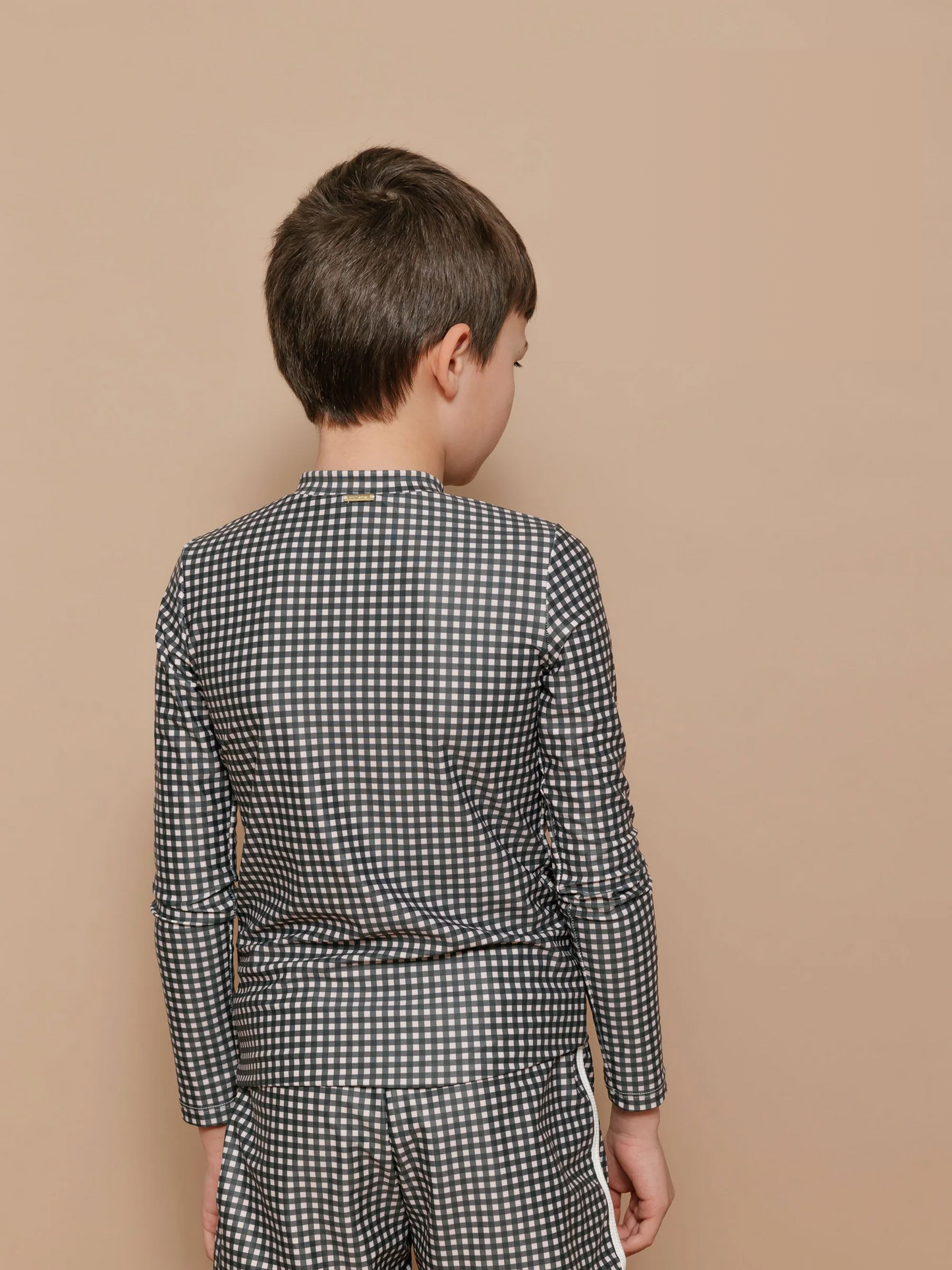 Swim outfit kids Canada, 4-5 years old . Checkered gingham