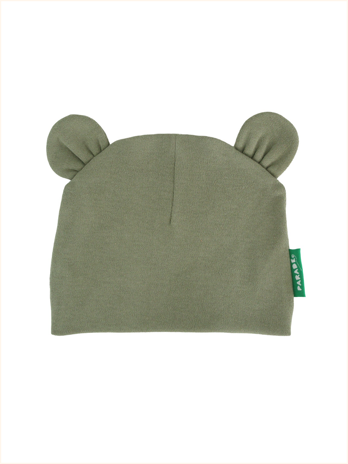 Organic Baby Bear Hat - Olive (New Retail Item)/ 0-6m
