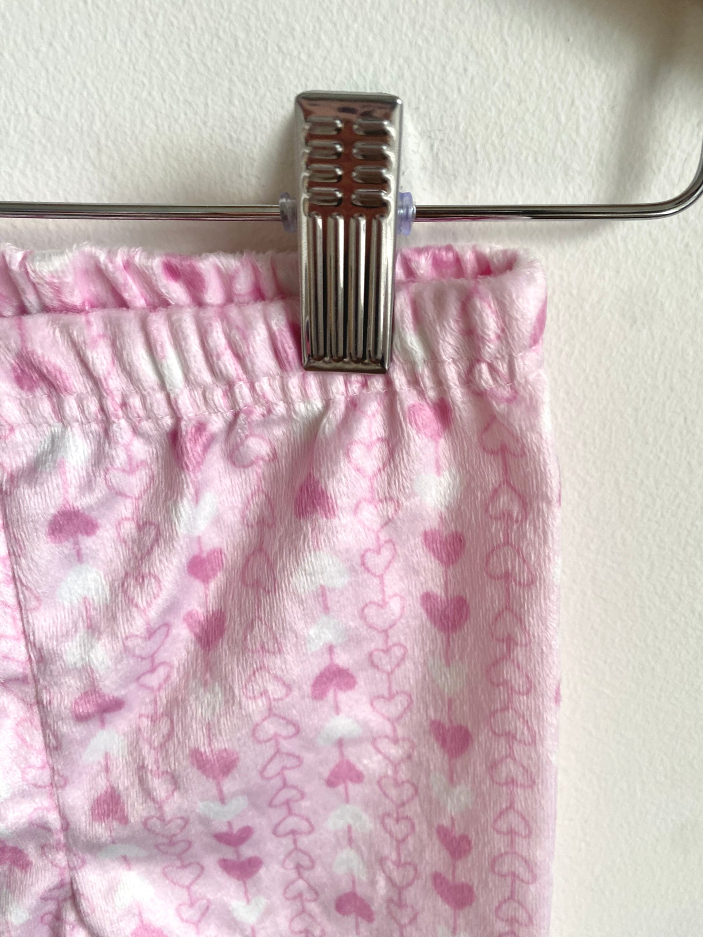 Soft Heart Pink Pants / 3-6m