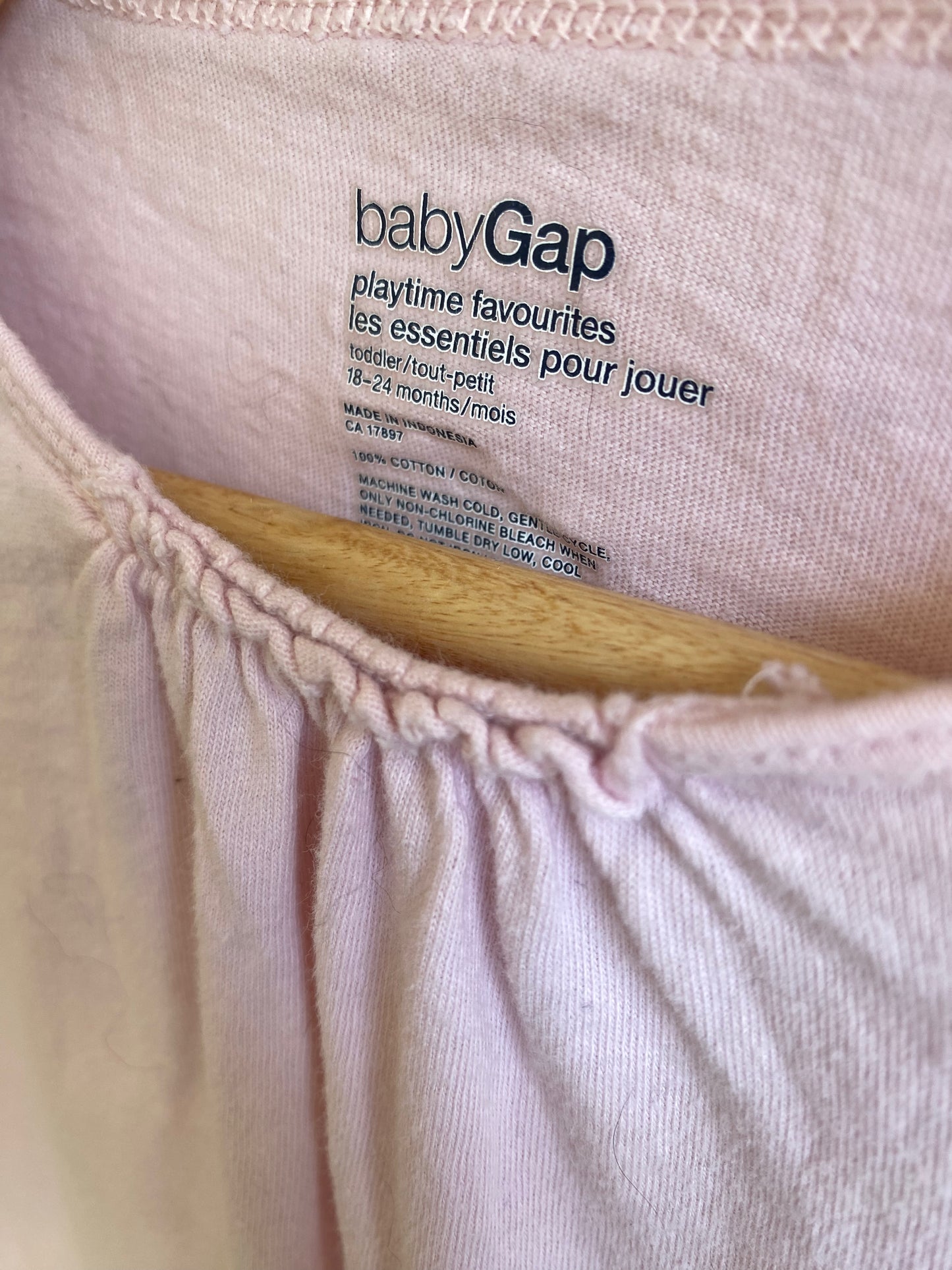 Light Pink Long Sleeve / 18-24m