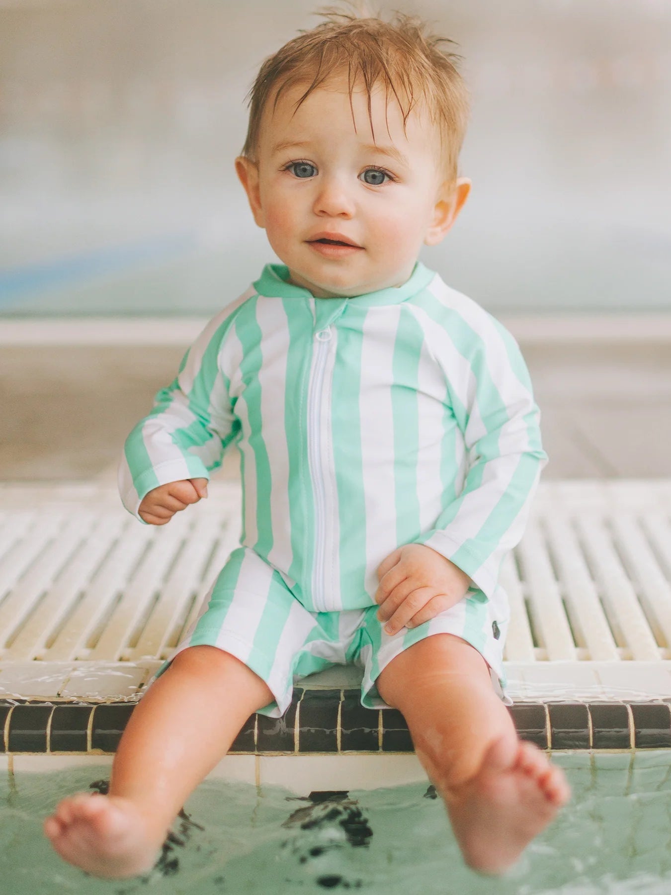 Shorty Sunsuit - Cabana Stripe (New Retail Item) / 4T