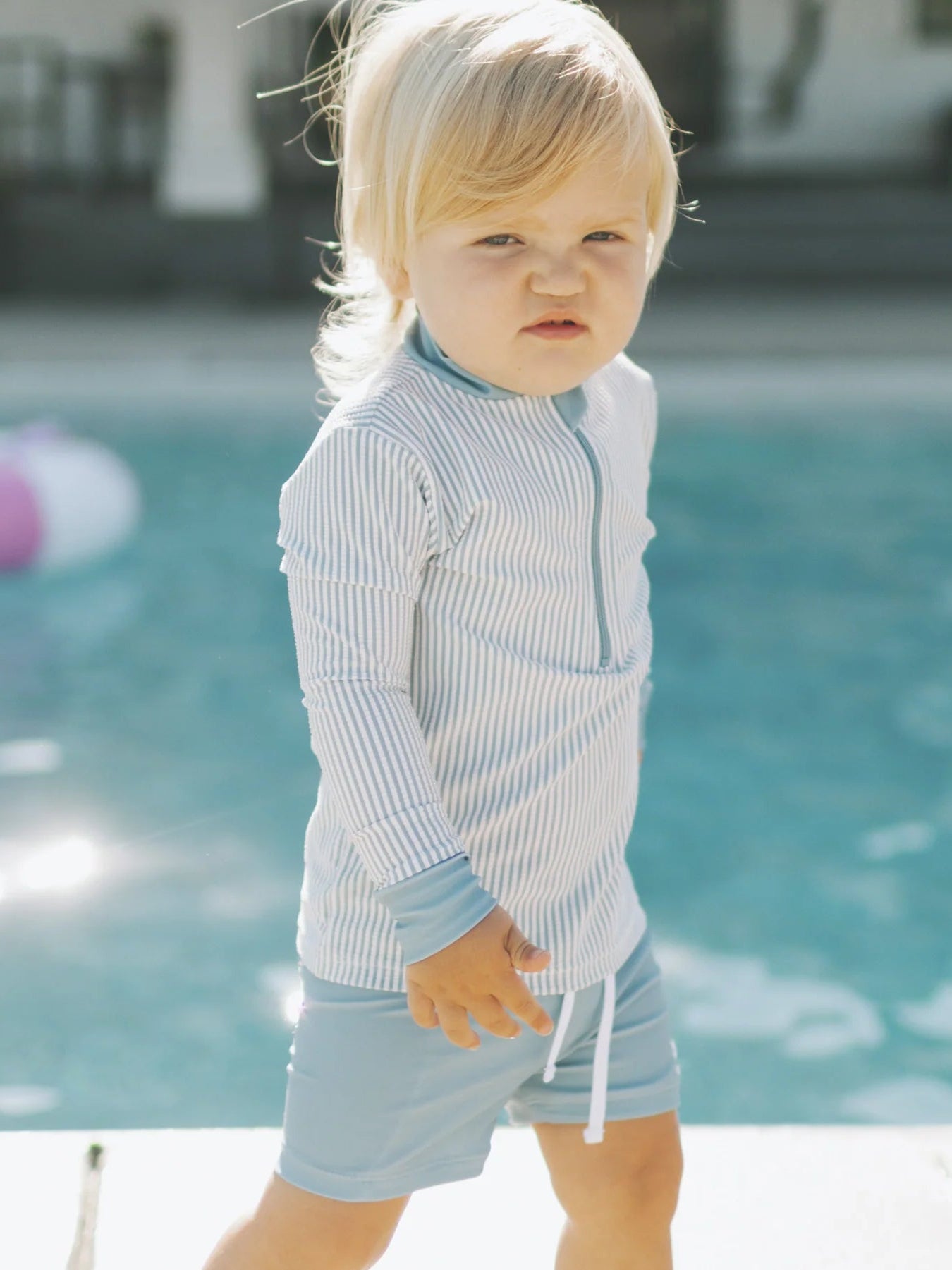 Honeysuckle Rashguard Shirt - Stripes (New Retail Item) / 4-5T