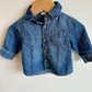 Denim Button Up / 3-6m