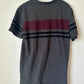 Grey Tee with Black Stripes / 12 years