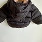 H&M Black Puffer Jacket with Removable Hood / 4-6m