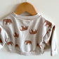 Cream Elephant Crewneck / 12-18m