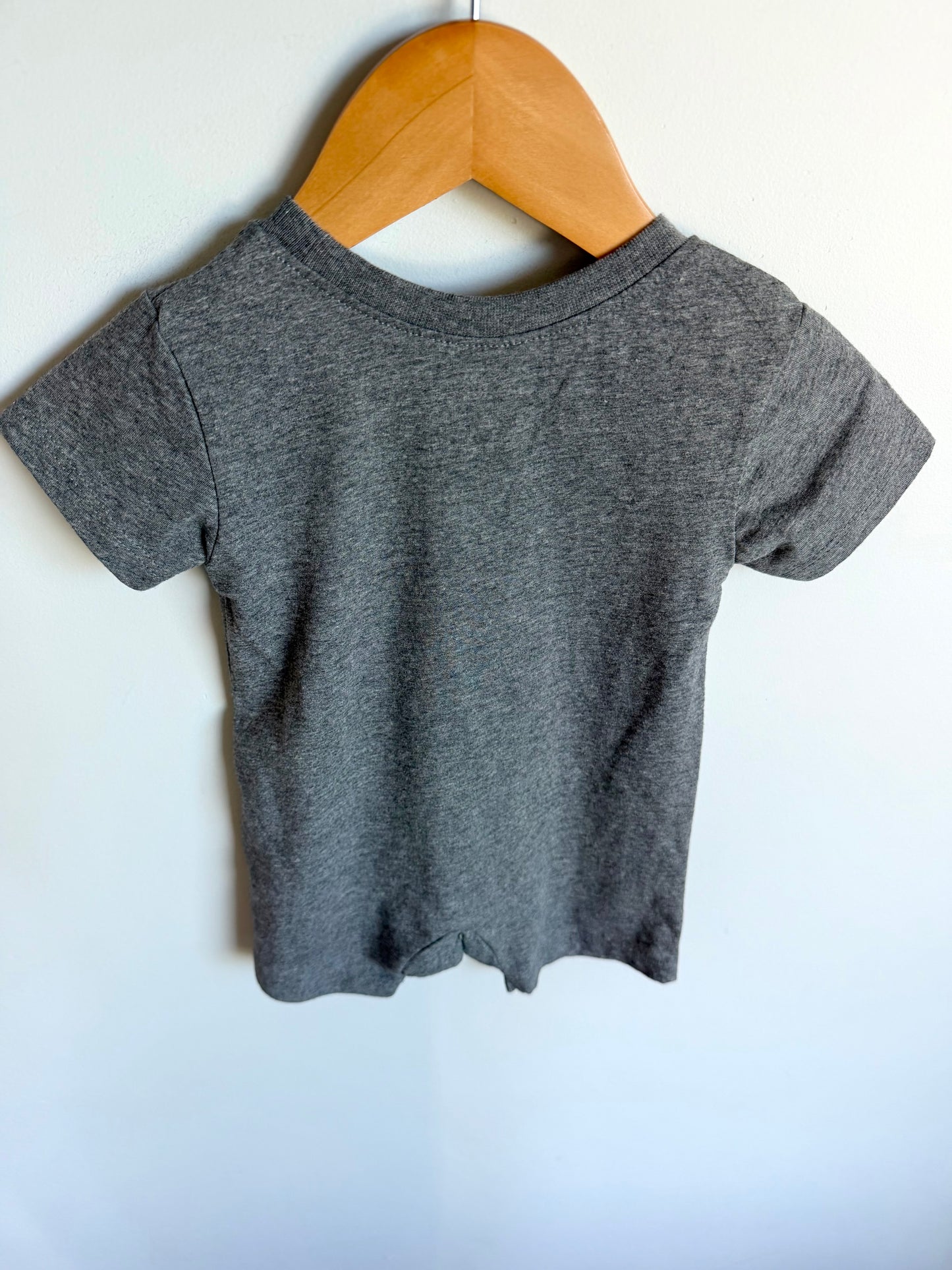 Grey Puma Romper / 12m