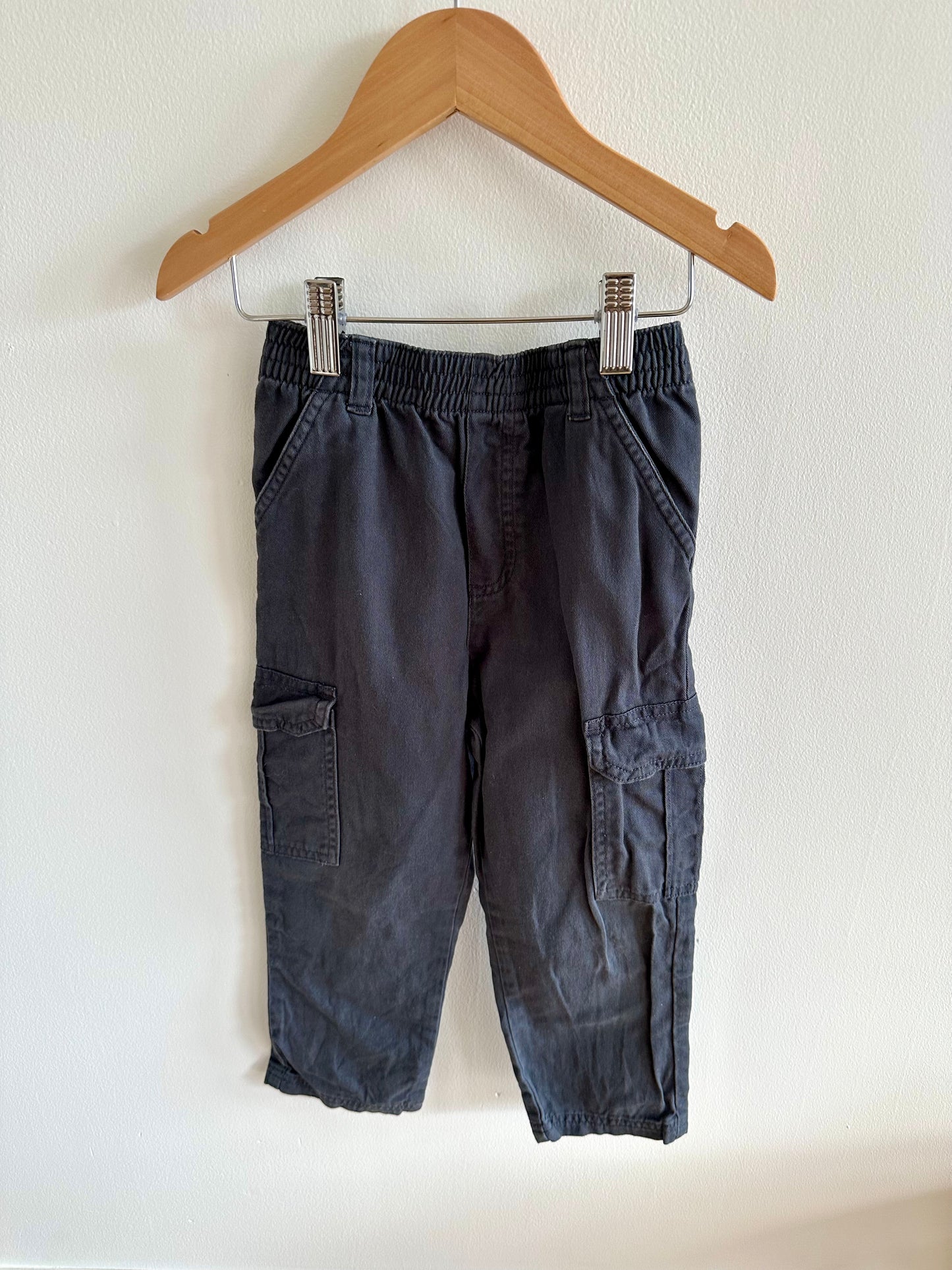 Charcoal Cargo Pants / 4T