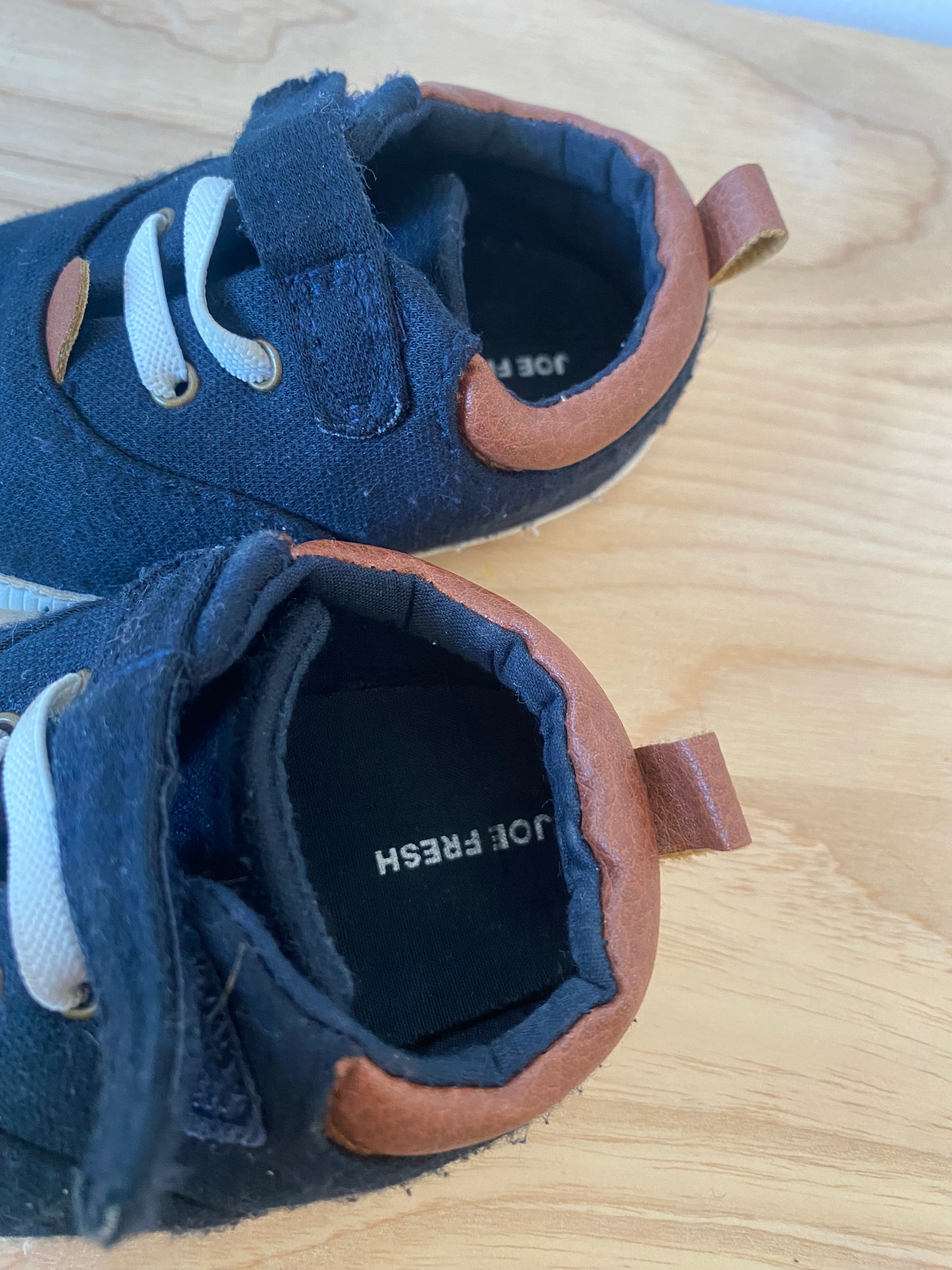 Navy Shoes with White Soles / Size 2 Infant?