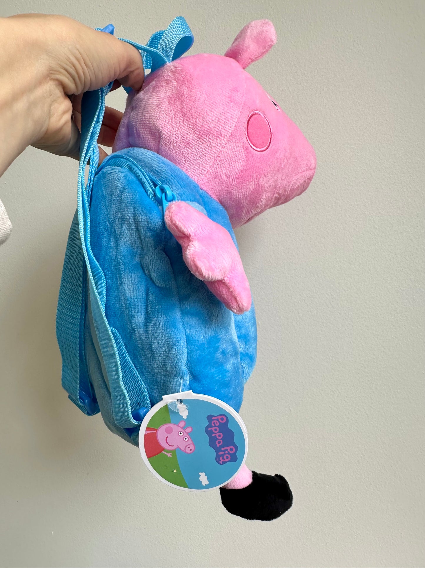 NEW Peppa Pig George Plush Toy Bag