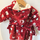 Soft Red House Coat / 0-12m