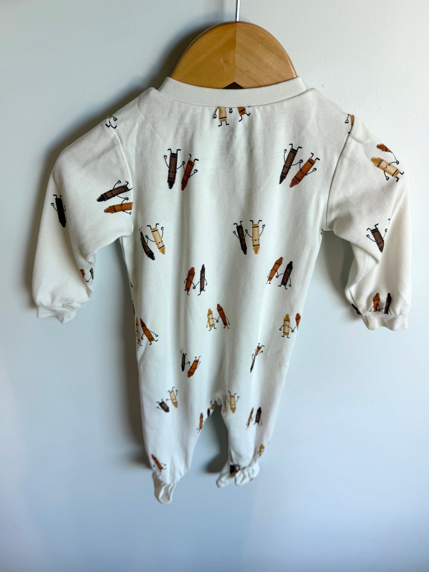 Organic Cotton Crayon Sleeper / 9m