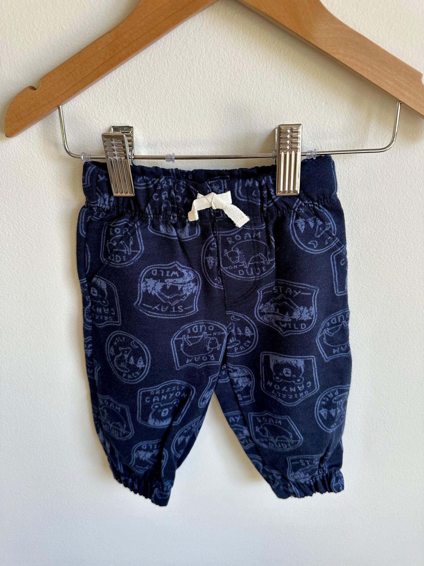 Blue Stay Wild Joggers / 6m