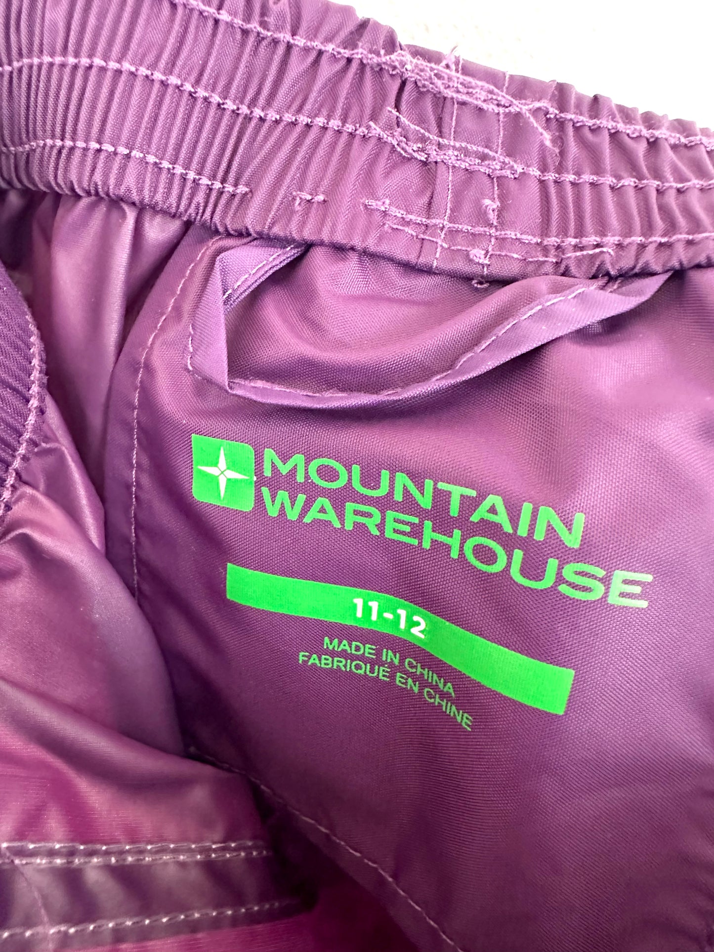 Mountain Warehouse Rain Pants  / 11-12 years